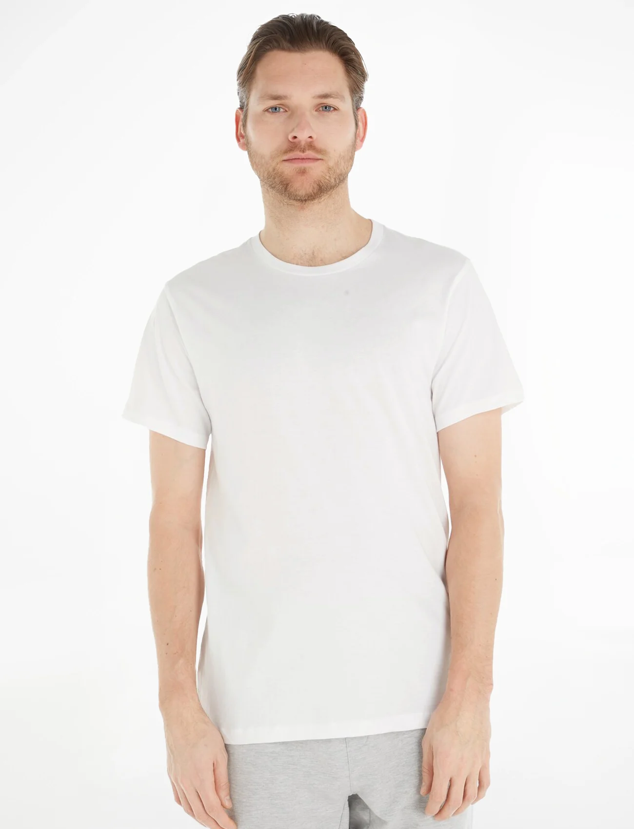 Calvin Klein - S/S CREW NECK 3PK - multipack t-skjorter - white - 0