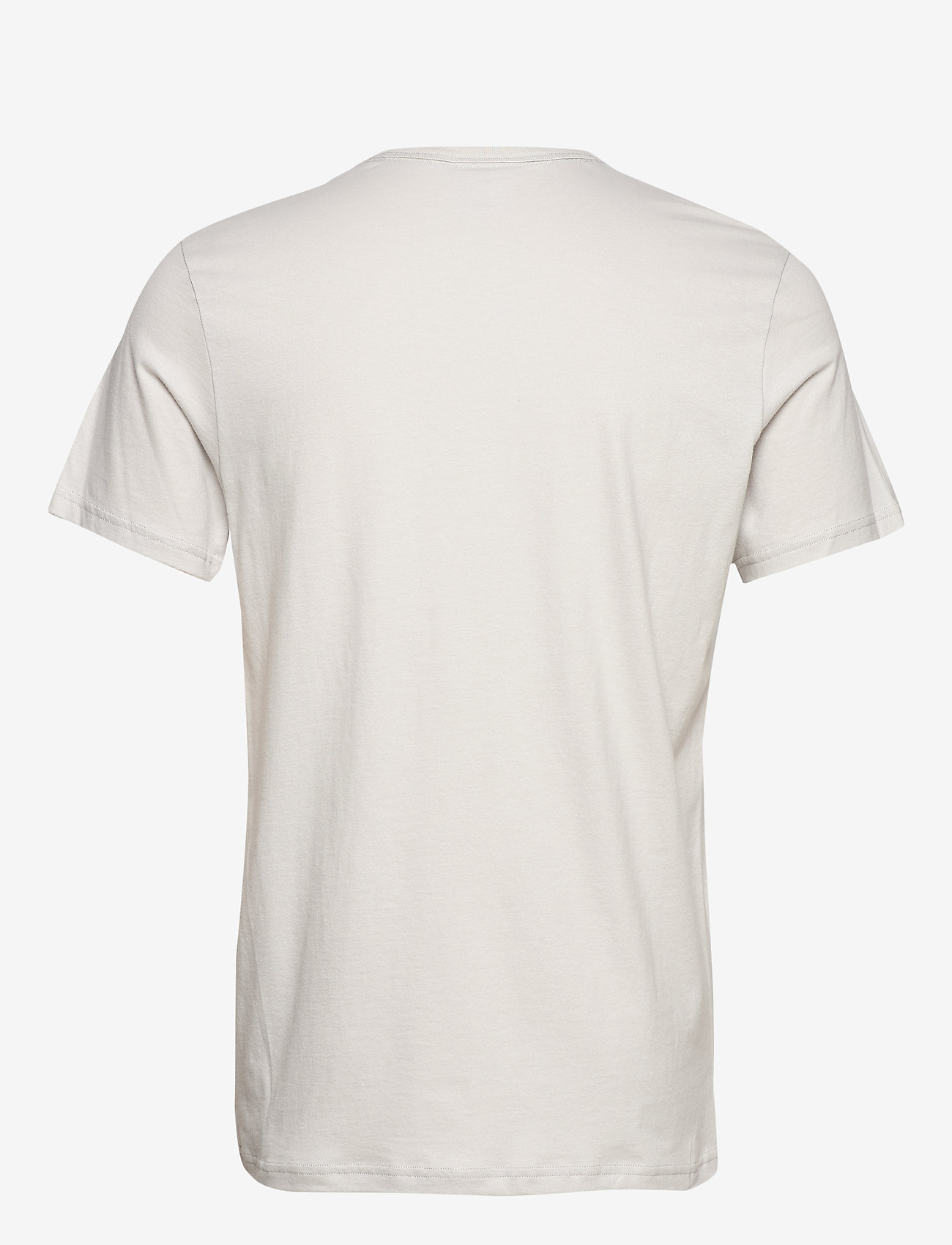 Calvin Klein - S/S CREW NECK - deep platinum w/ black logo - 1