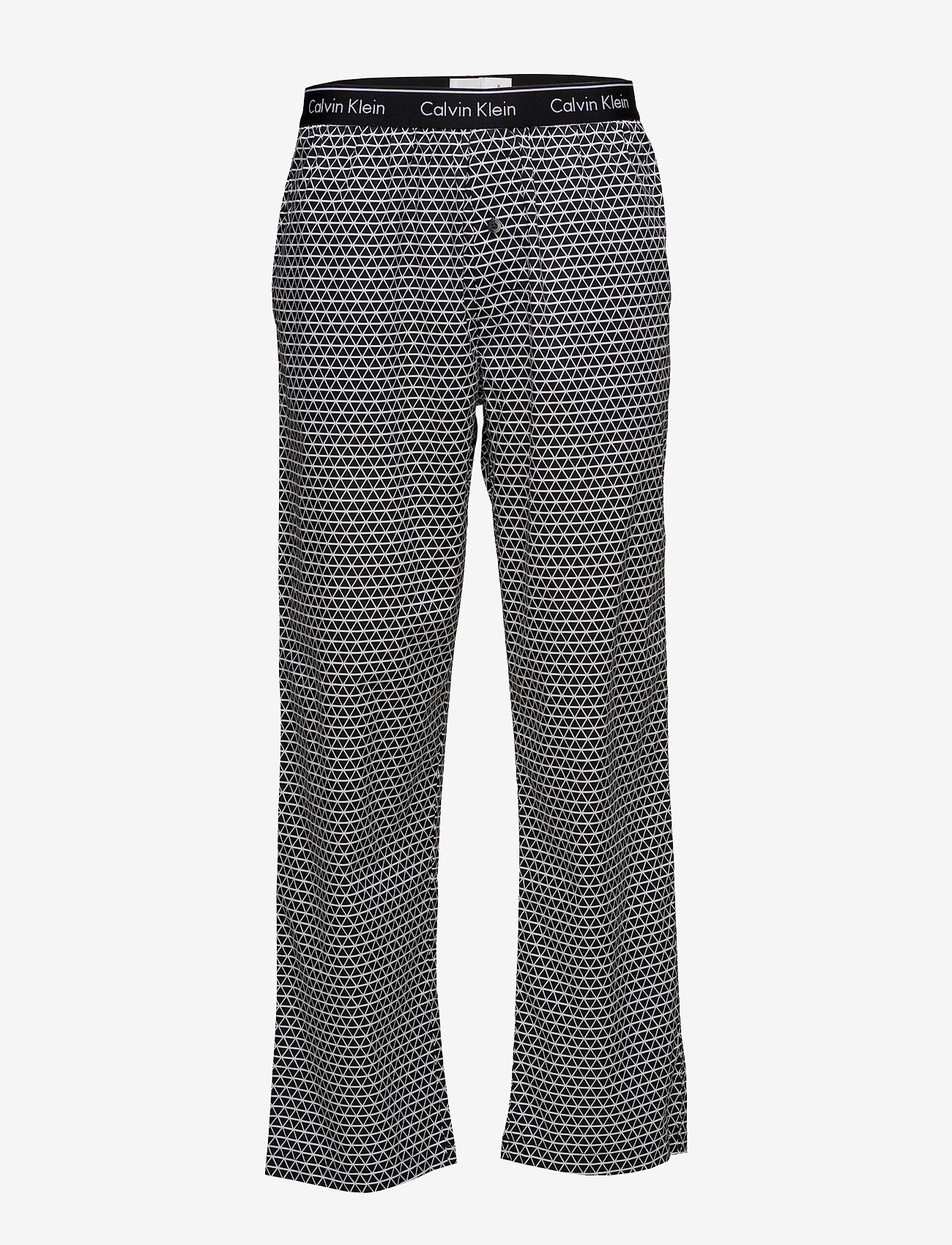 Calvin Klein - PJ PANT  - triangle wedge print black - 0