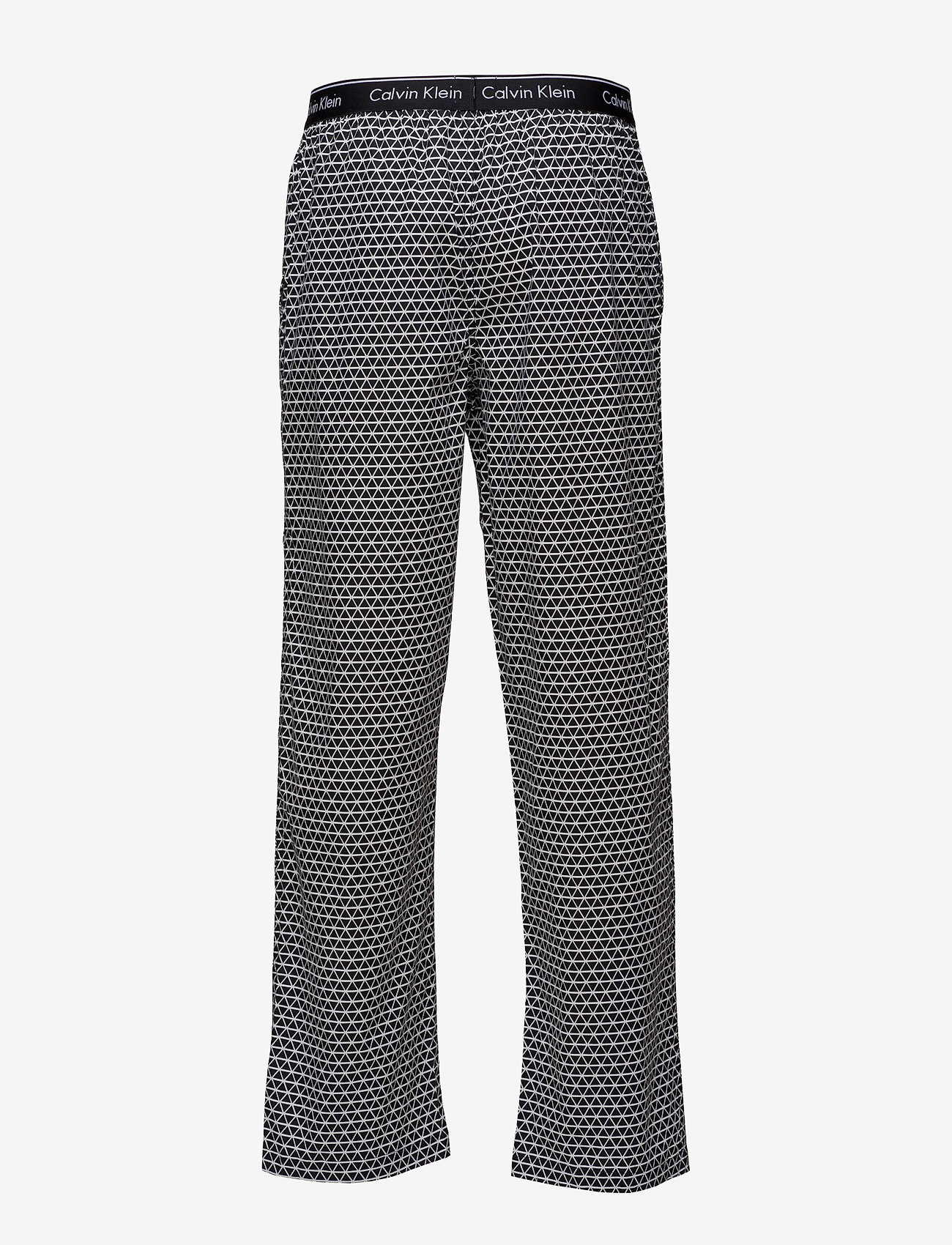 Calvin Klein - PJ PANT  - triangle wedge print black - 1