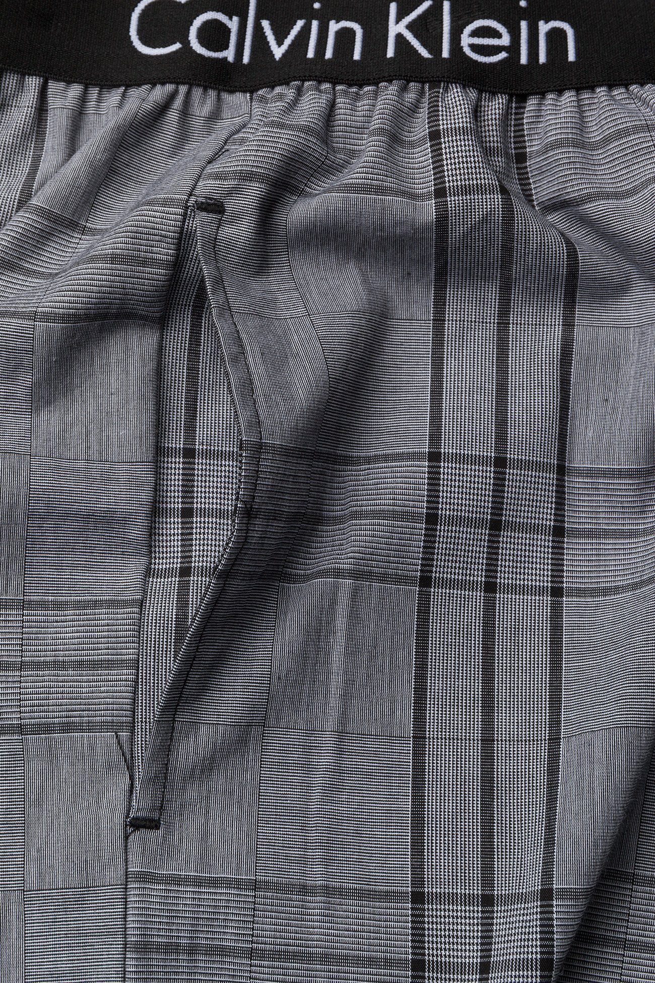 Calvin Klein - PJ PANT W L/S CREW - aviemore plaid white / black - 5