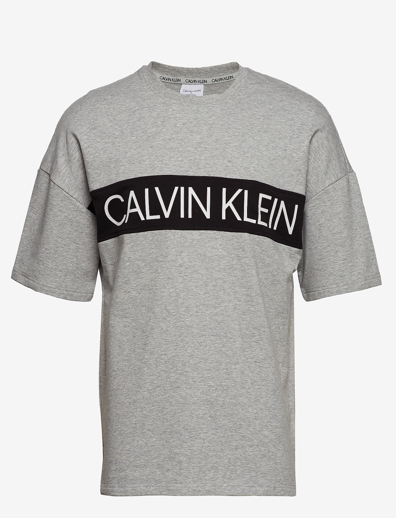 Calvin Klein - S/S SWEATSHIRT - grey heather - 0