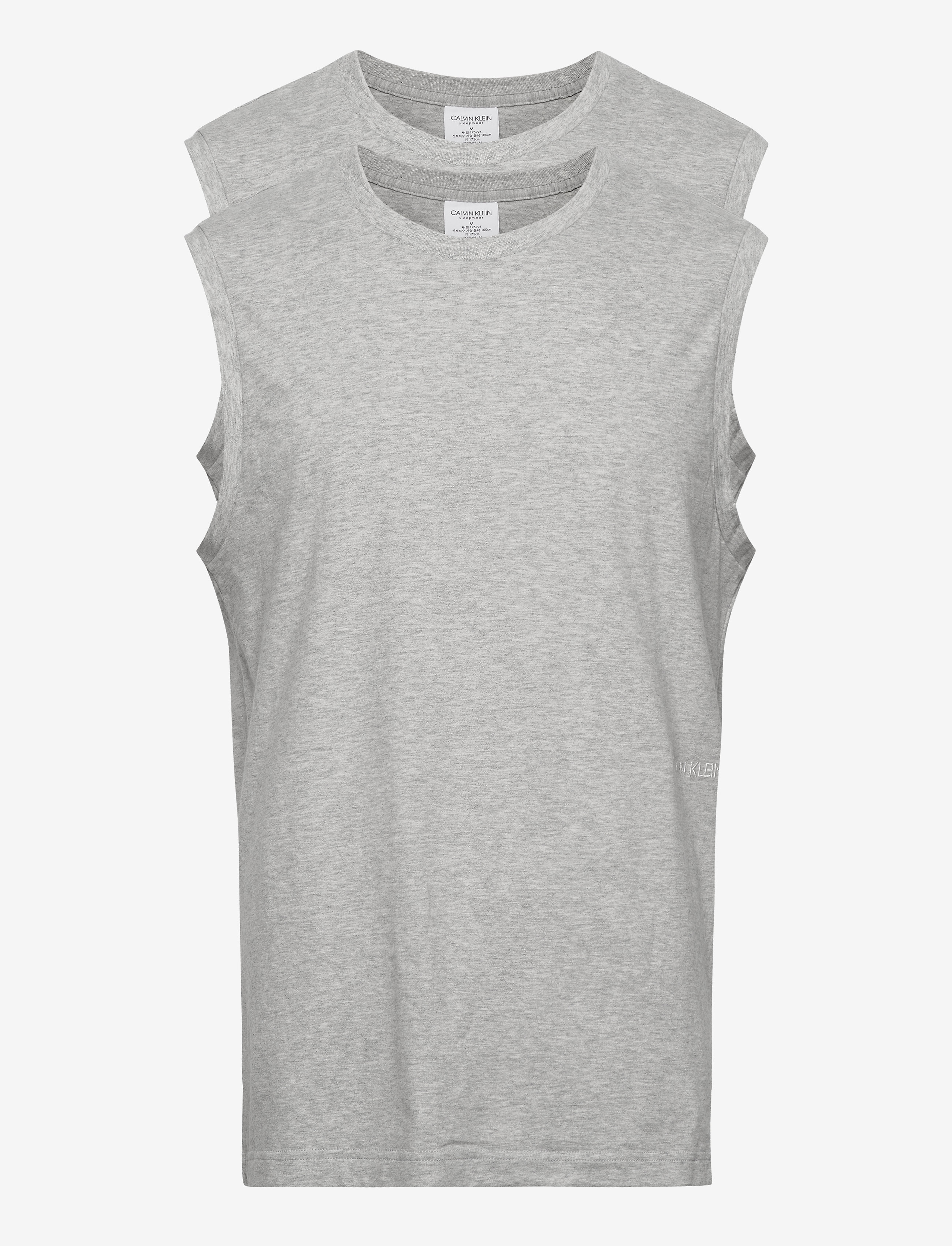 Calvin Klein - MUSCLE TANK 2PK (UNISEX) - grey heather - 0