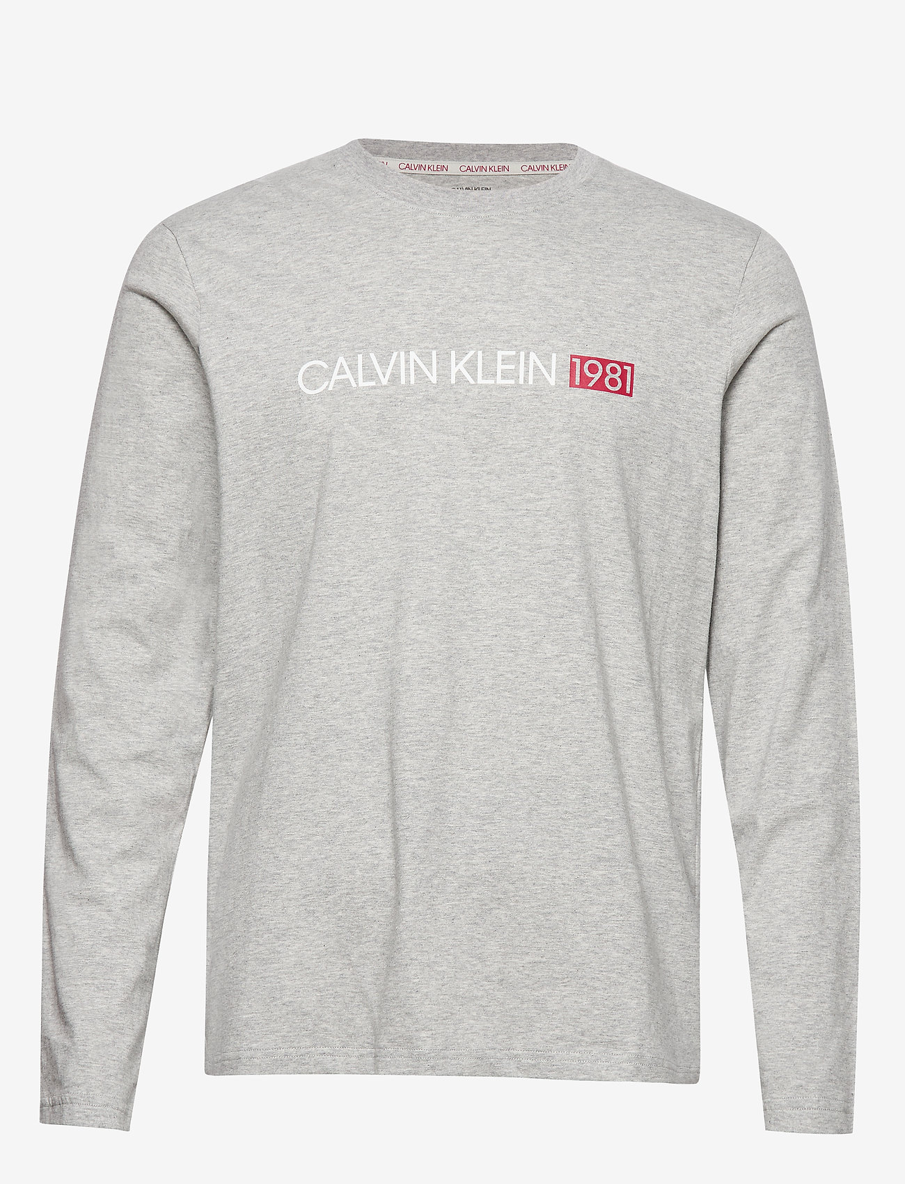 Calvin Klein - L/S CREW NECK - grey heather - 0