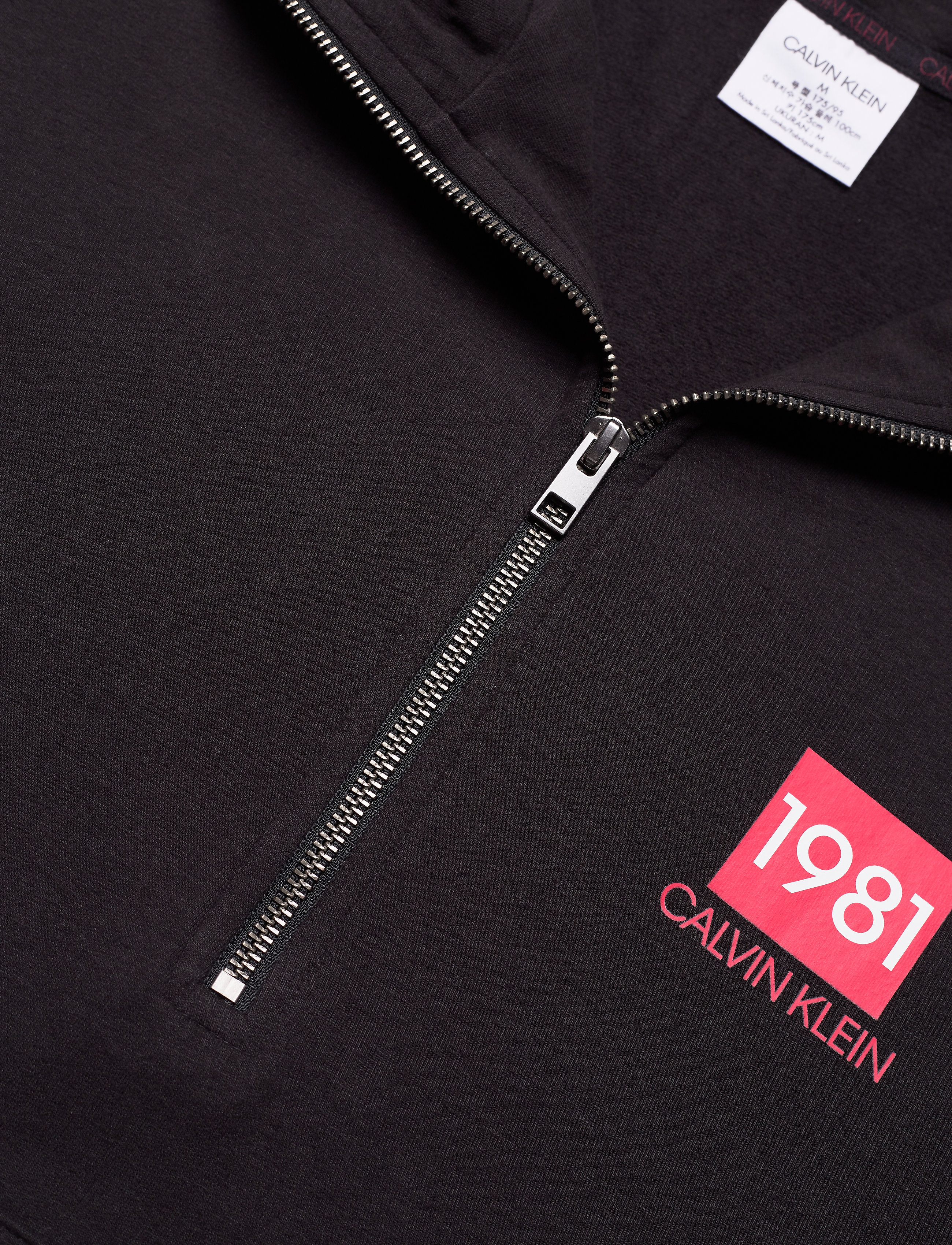 Calvin Klein - HALF ZIP SWEATSHIRT - black - 2