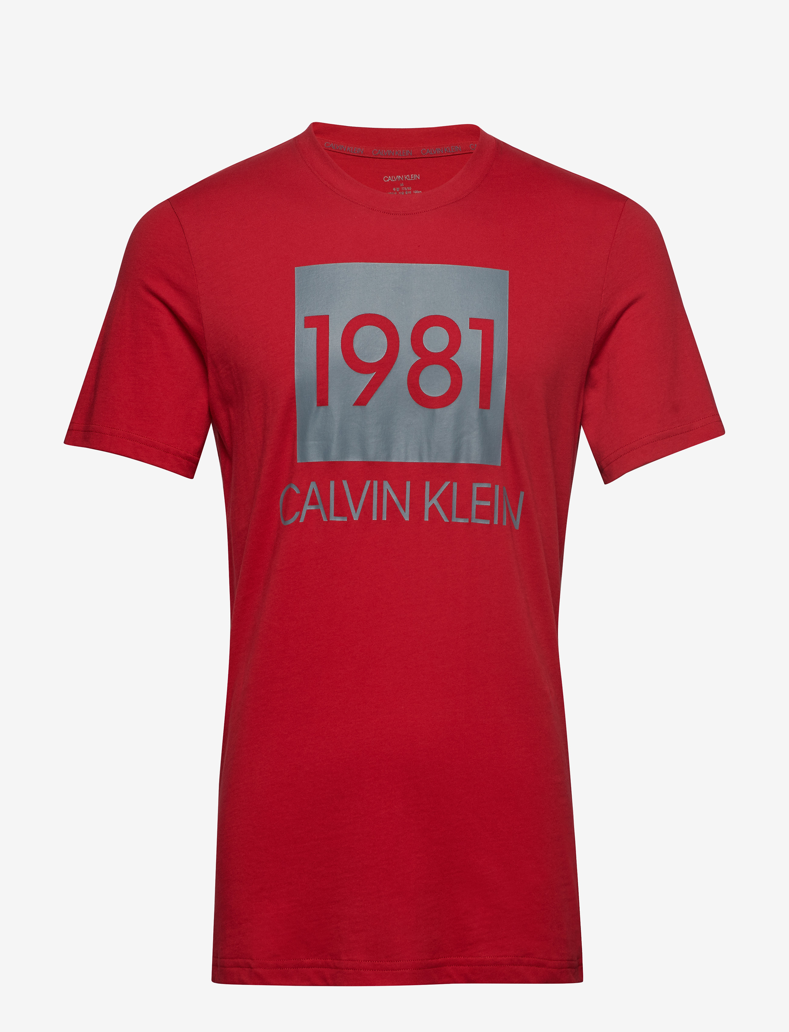 Calvin Klein - S/S CREW NECK - chili pepper - 0