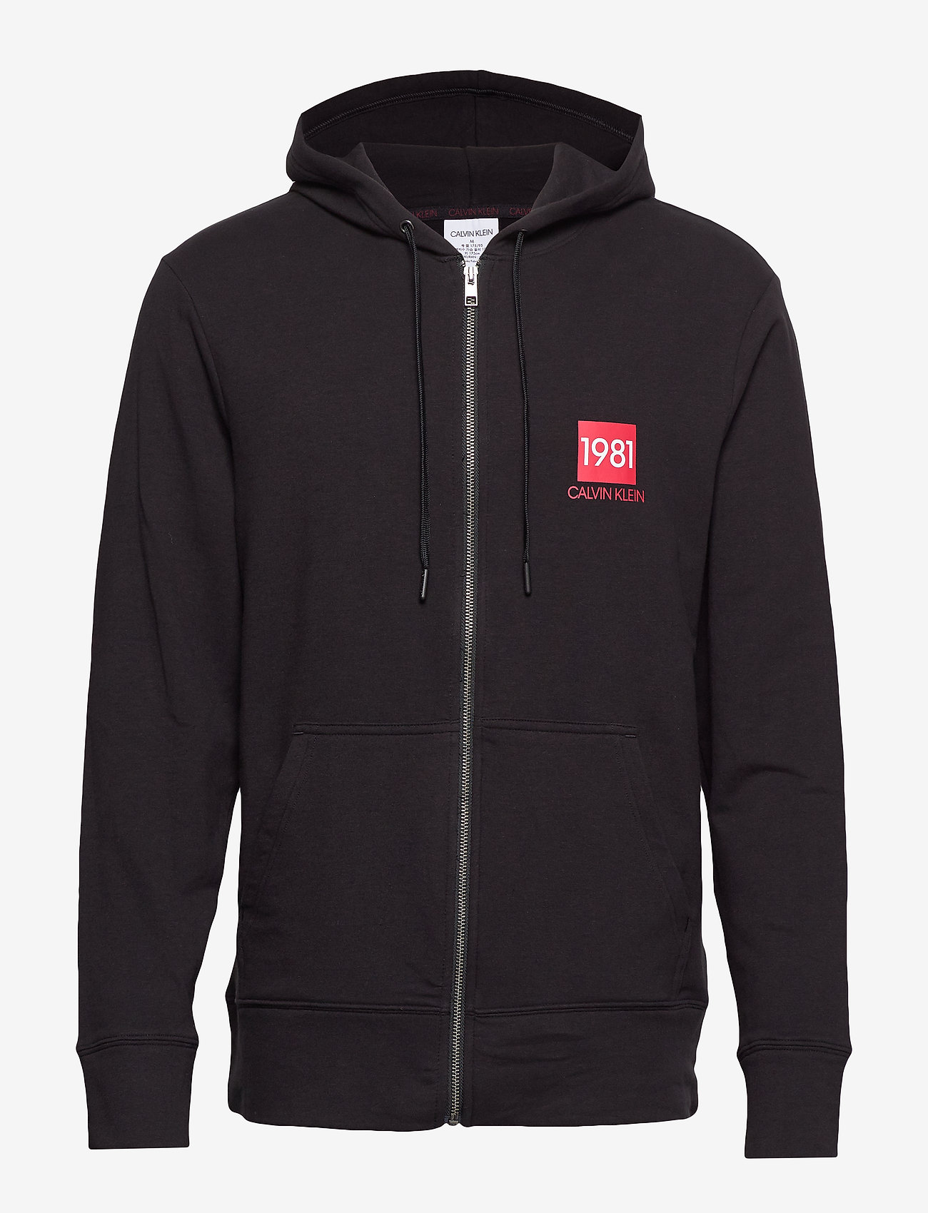 Calvin Klein - FULL ZIP HOODIE - black - 0