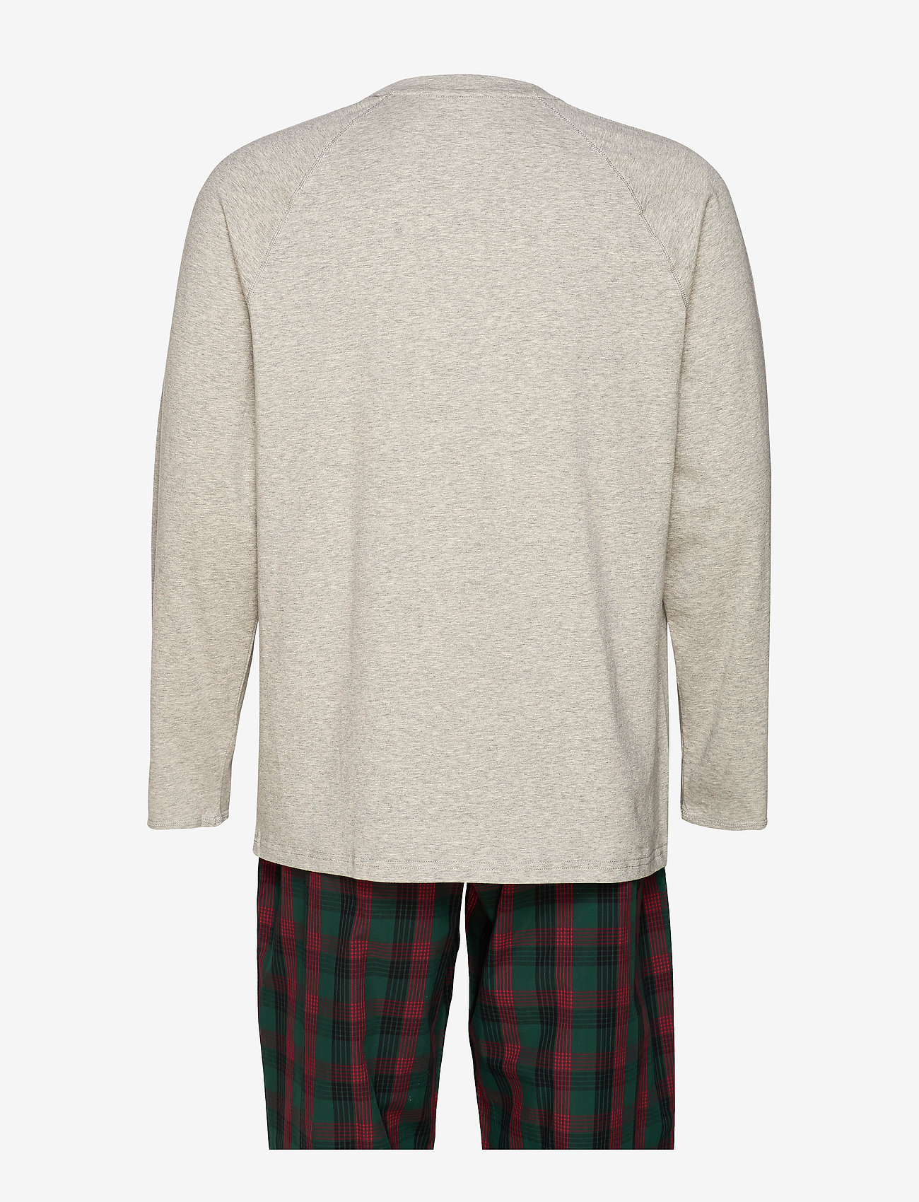 Calvin Klein - WOVEN L/S PANT SET - grey heather top/ range plaid pant - 1