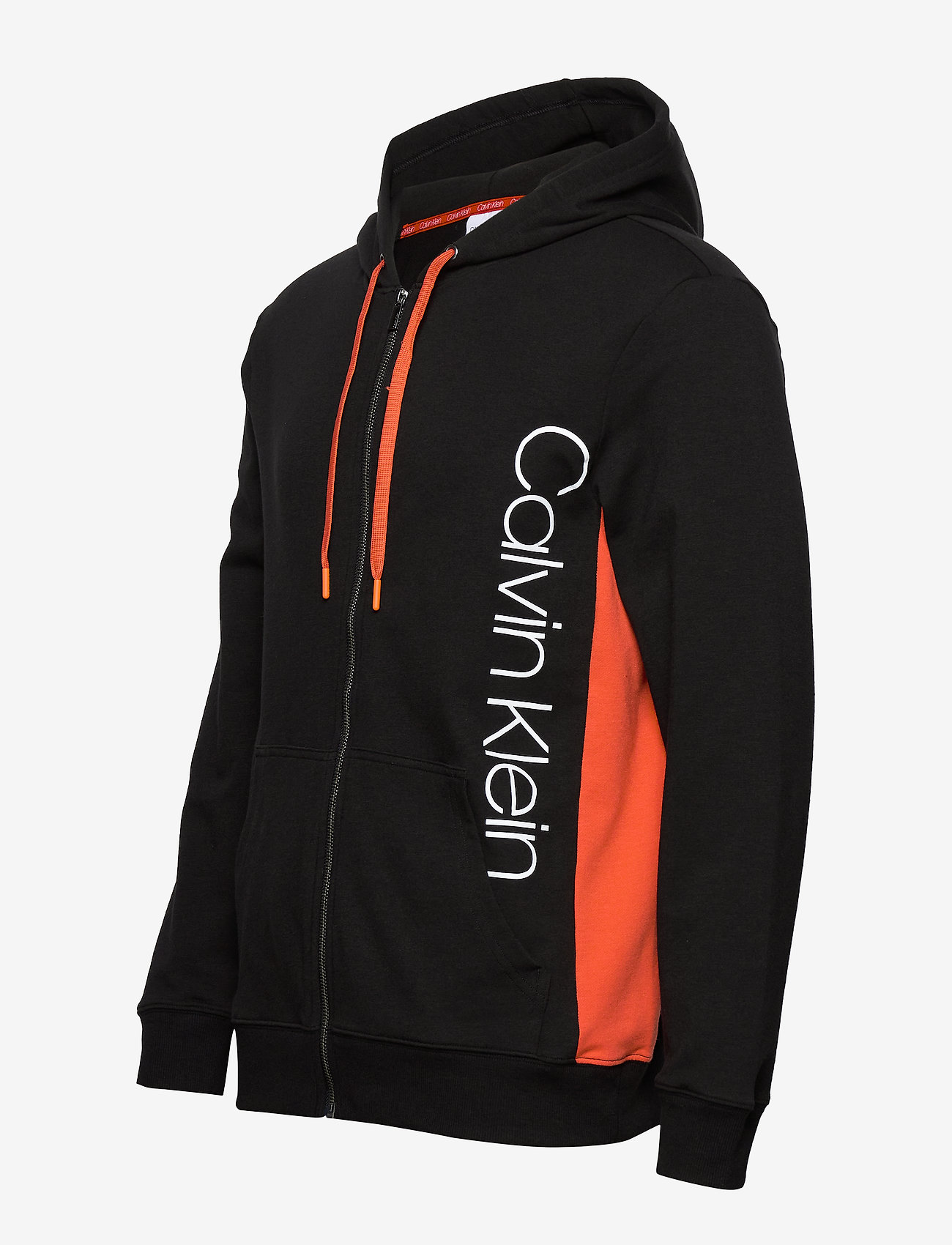 Calvin Klein - FULL ZIP HOODIE - black w/ inferno piecing - 2