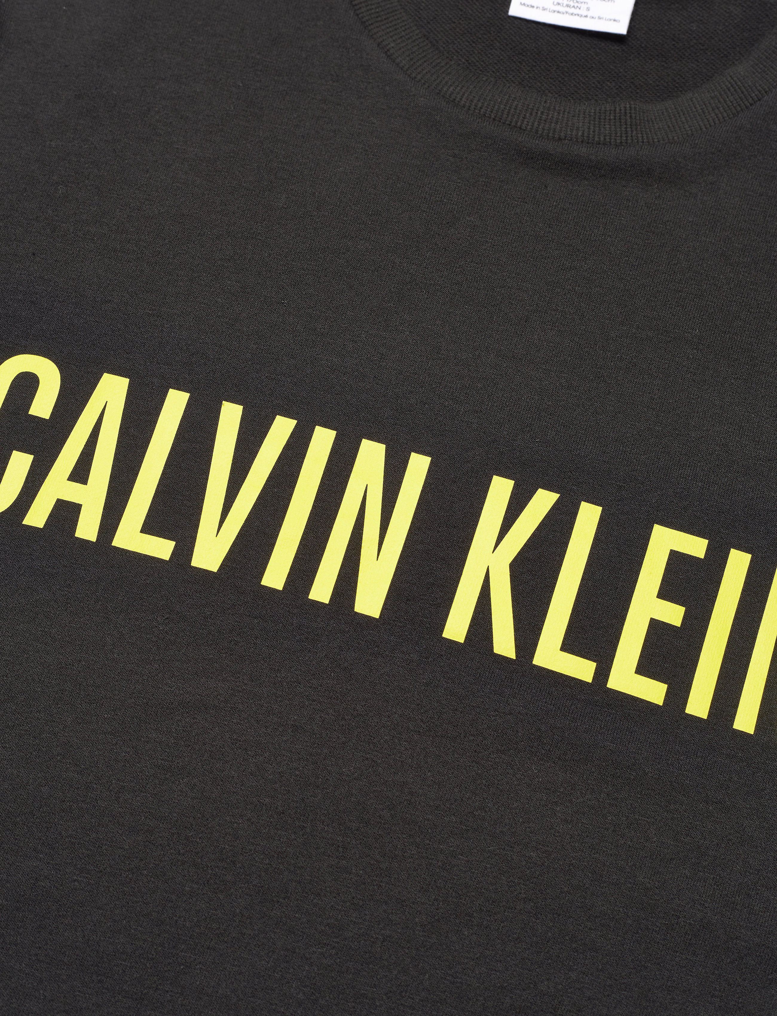 Calvin Klein - L/S SWEATSHIRT - black w/ citrina - 2