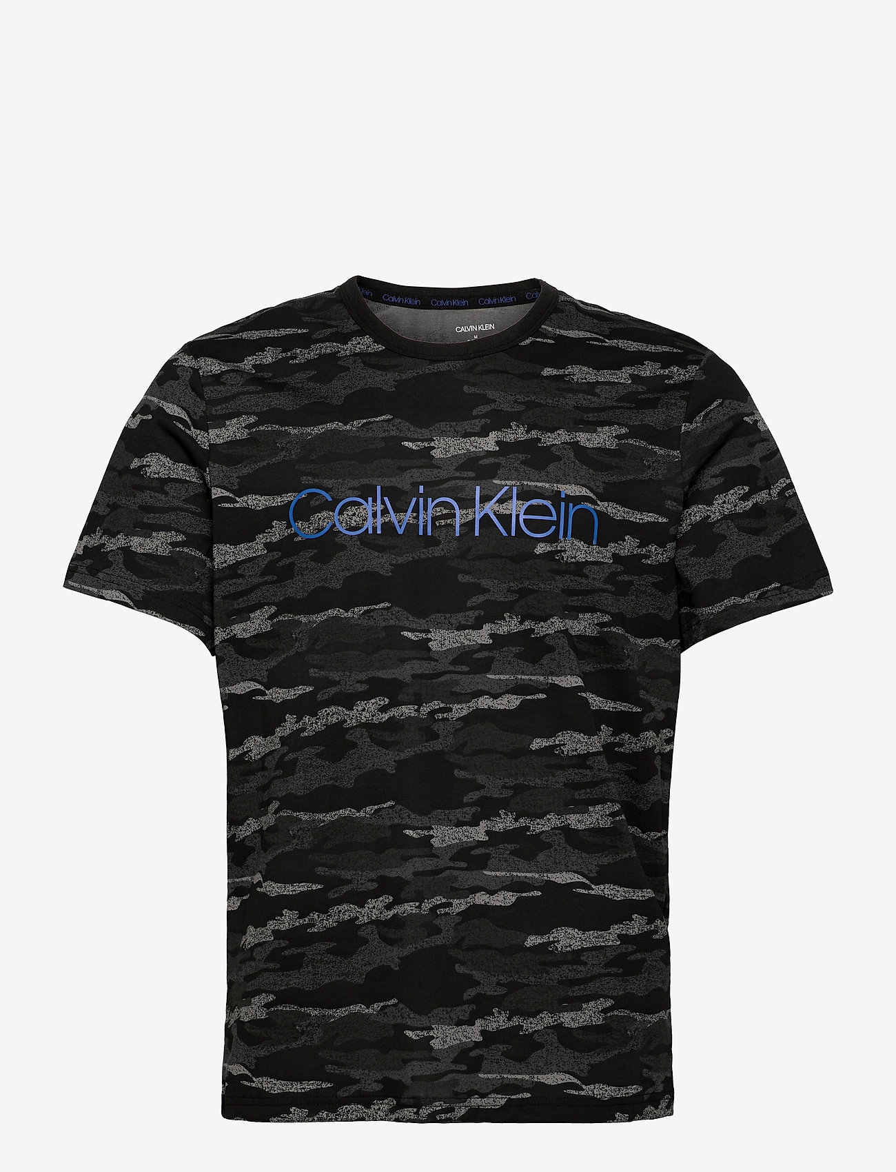 Calvin Klein - S/S CREW NECK - chill camo_black - 0