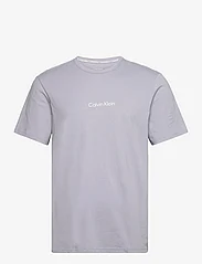 Calvin Klein - S/S CREW NECK - short-sleeved t-shirts - dapple grey - 0