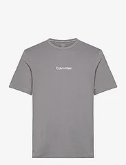 Calvin Klein - S/S CREW NECK - short-sleeved t-shirts - december sky - 0