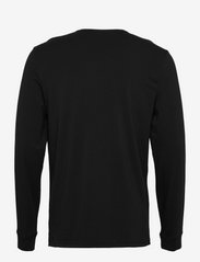 Calvin Klein - L/S CREW NECK - långärmade t-shirts - black - 1