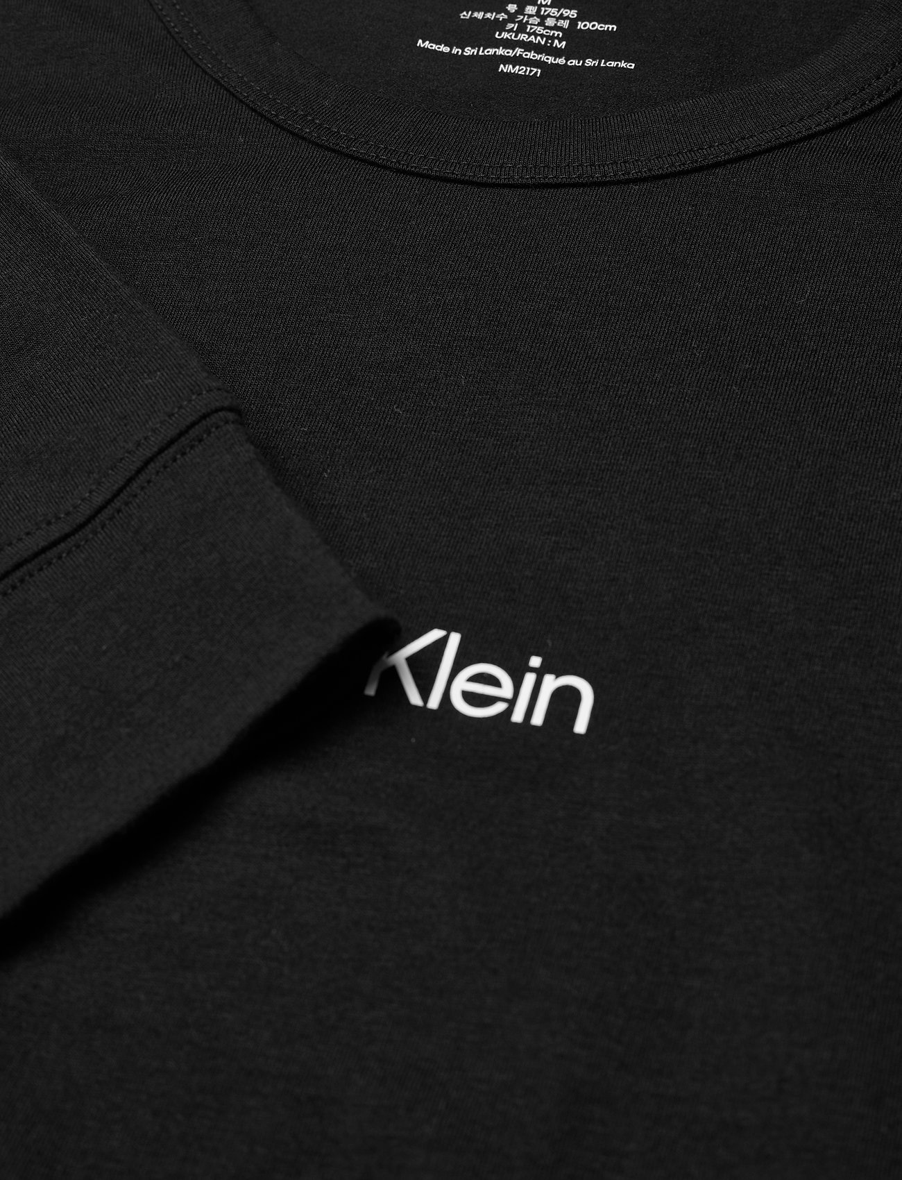 Calvin Klein - L/S CREW NECK - długi rękaw - black - 3