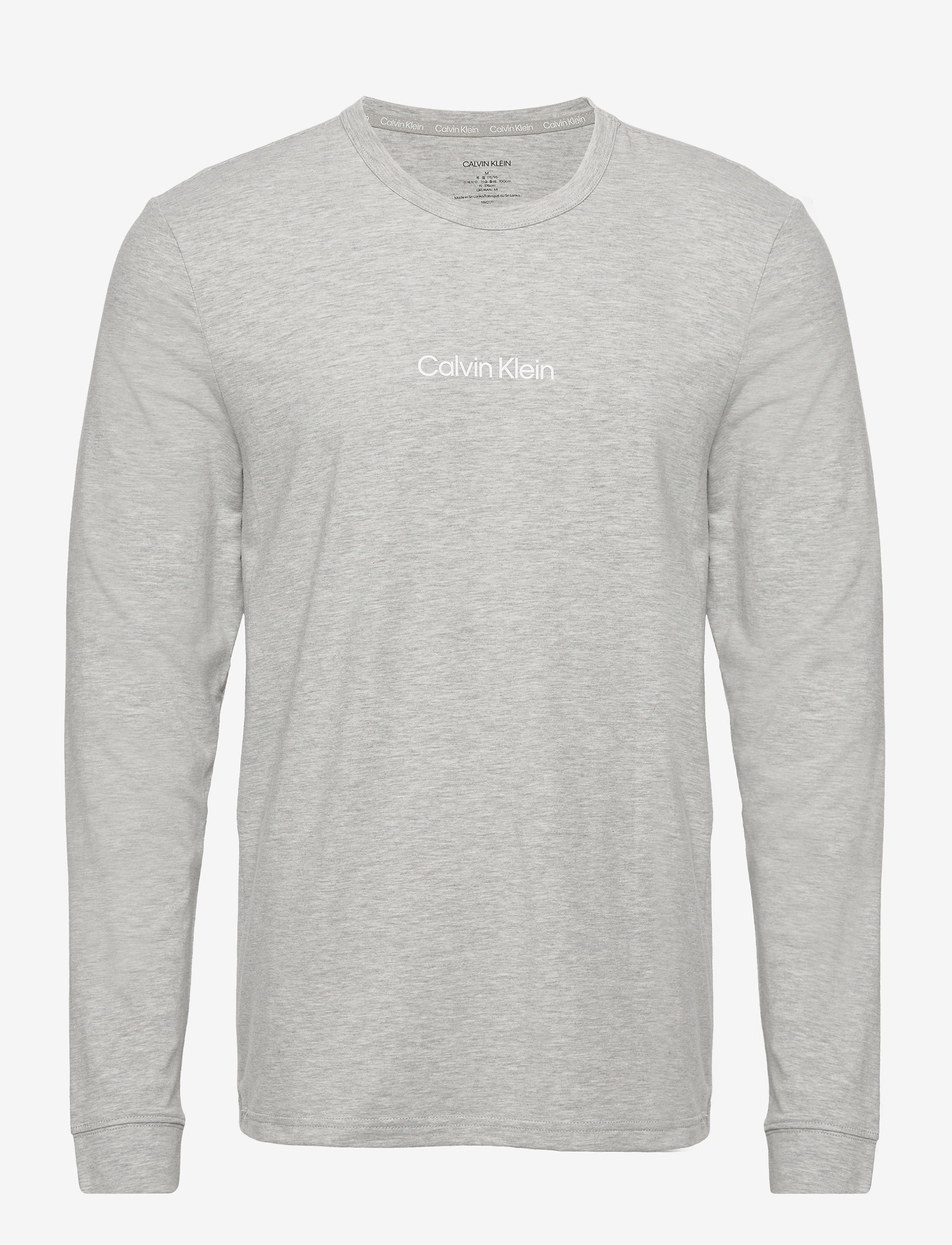 Calvin Klein - L/S CREW NECK - grey heather - 0