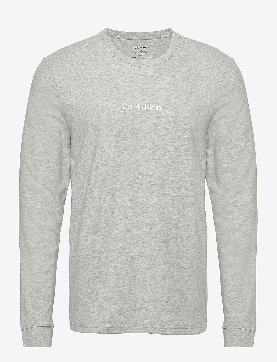 Calvin Klein - L/S CREW NECK - grey heather - 0
