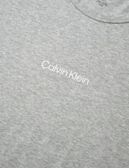 Calvin Klein - S/S SHORT SET - gry hthr top/ freeform strp_wht btm - 4