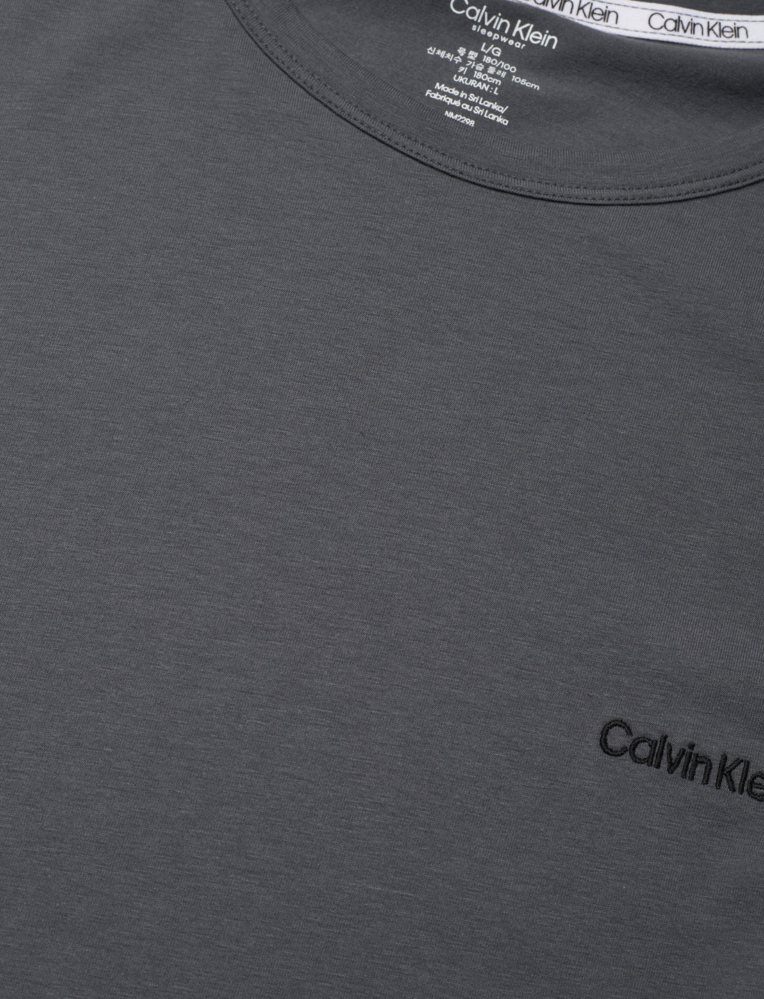 Calvin klein sleepwear logo crew t shirt deals