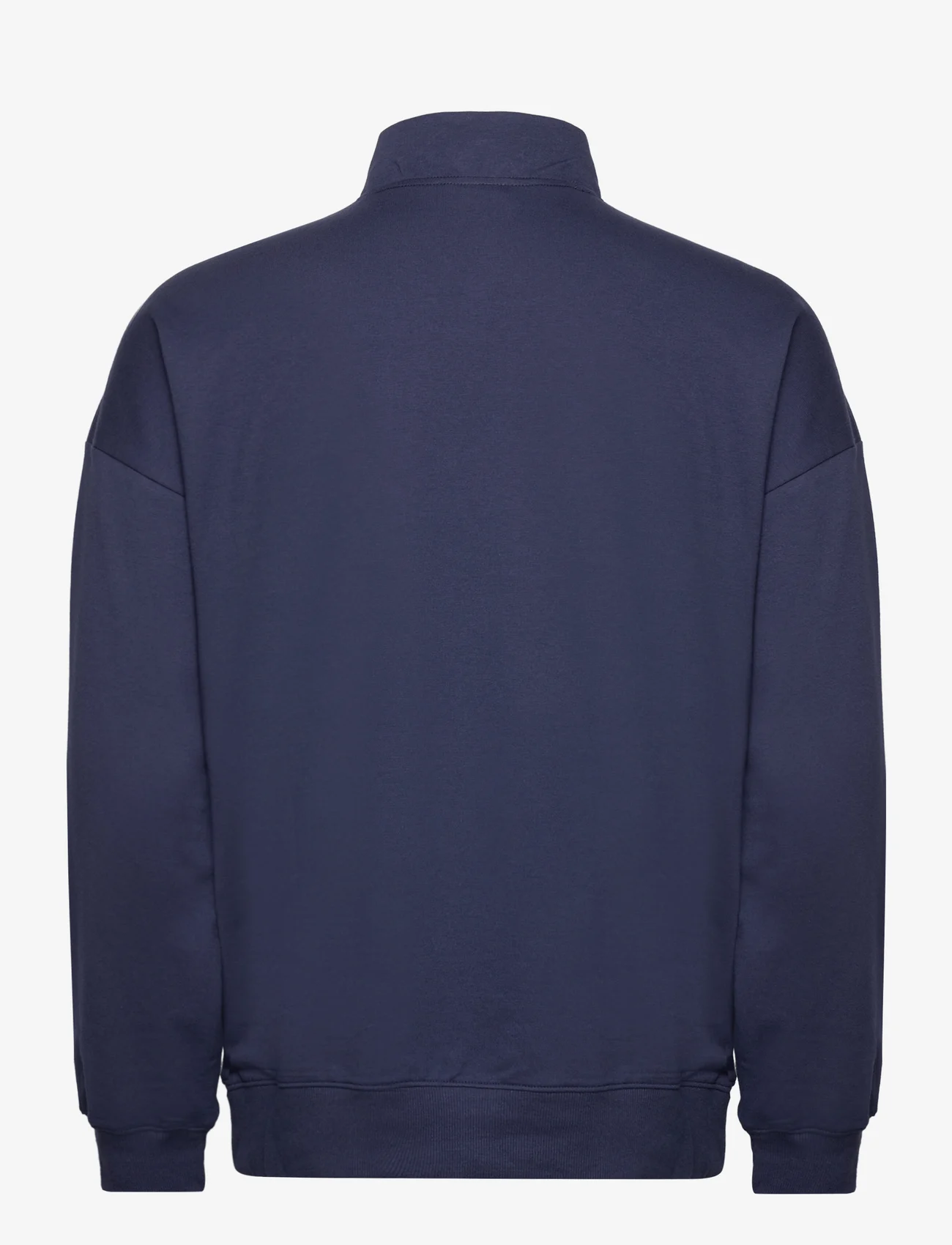 Calvin Klein - L/S QUARTER ZIP - sportiska stila džemperi - blue shadow - 1