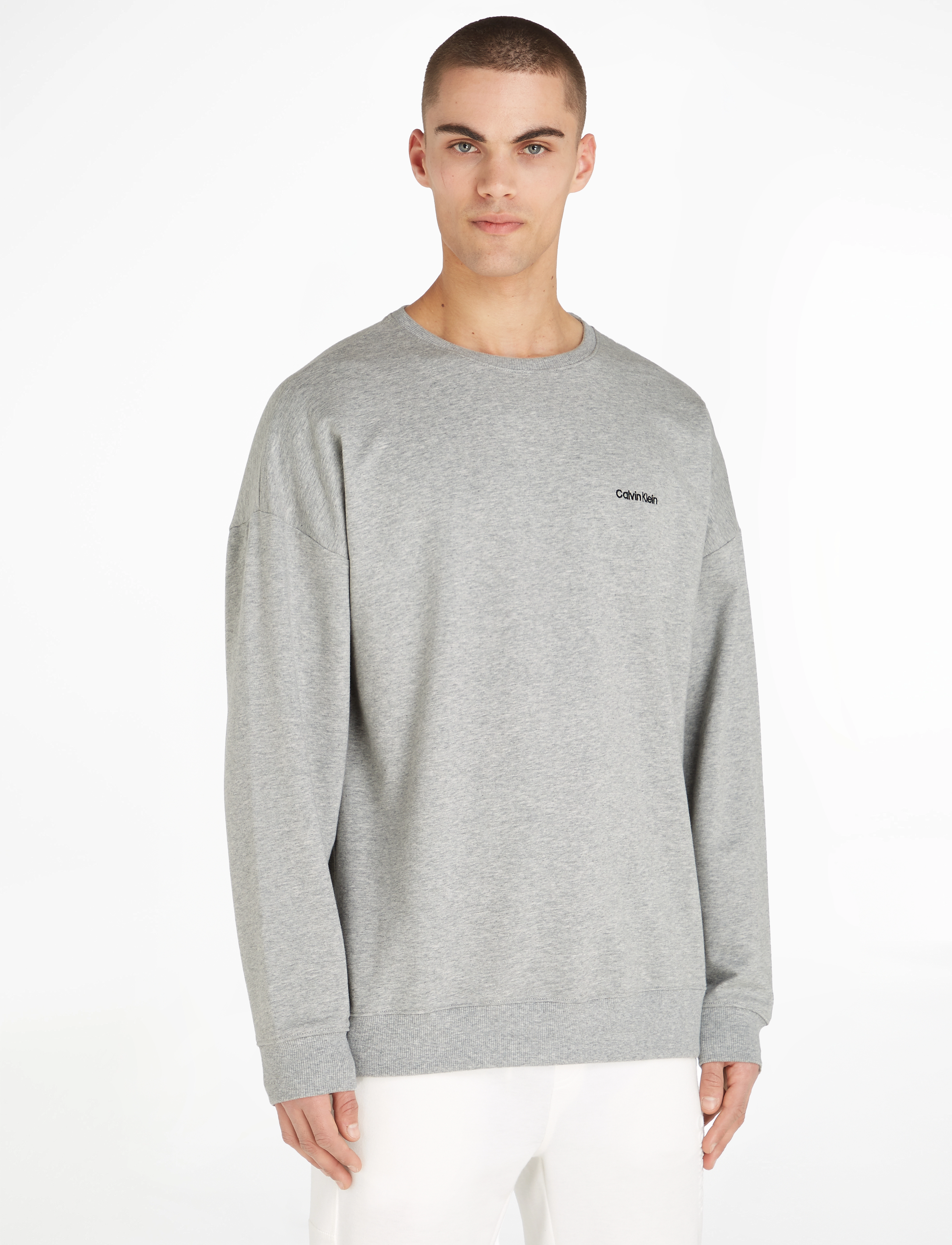 Calvin Klein L/S SWEATSHIRT - Sous-vêtements - GREY HEATHER / grey