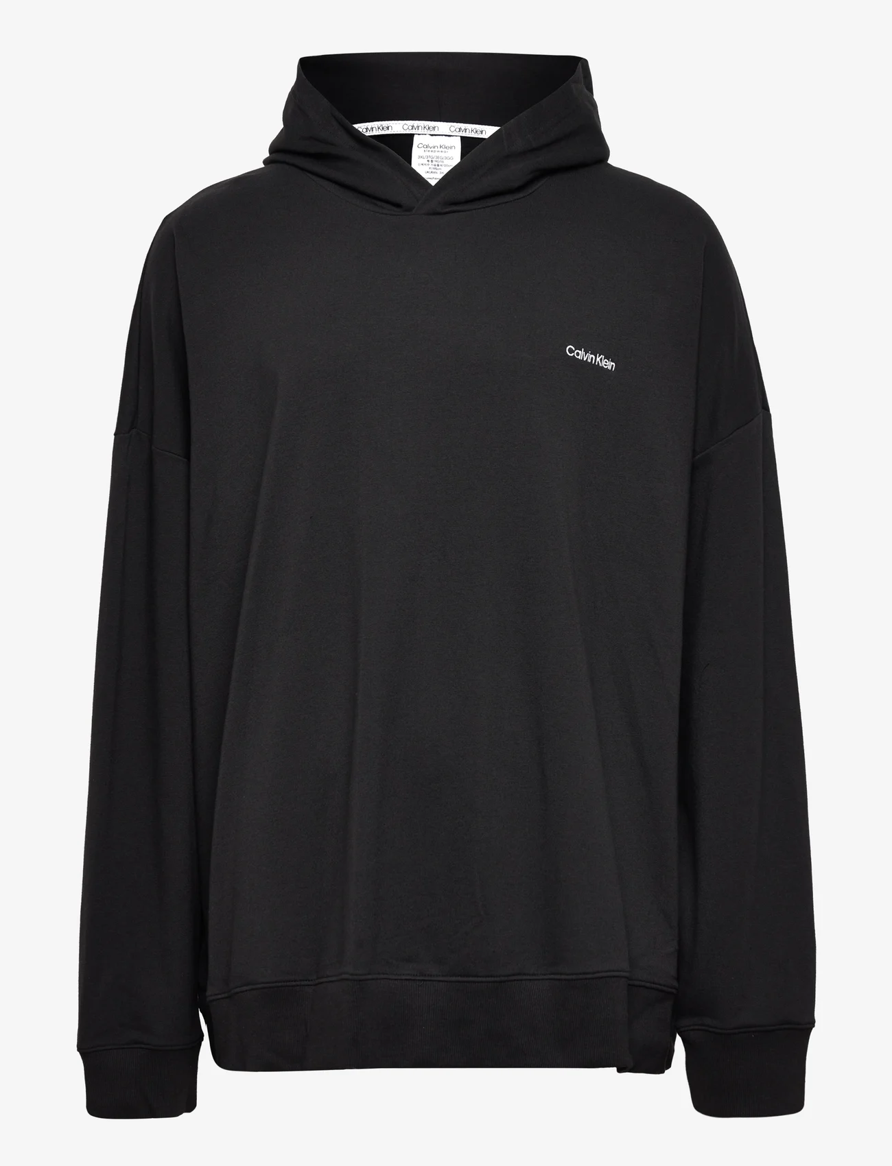 Calvin Klein - L/S HOODIE - pižamų marškinėliai - black - 0