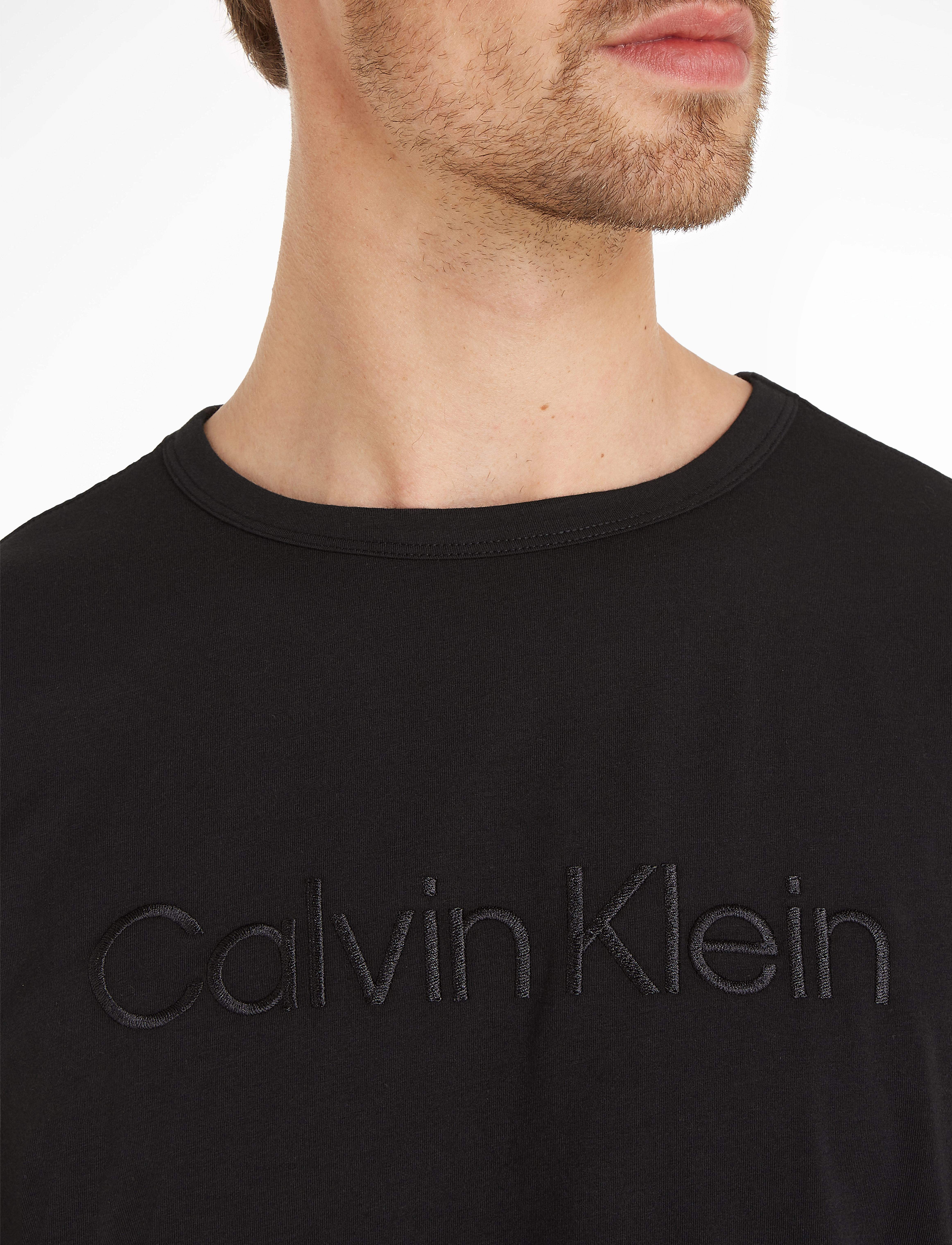 Calvin Klein - S/S CREW NECK - black - 3