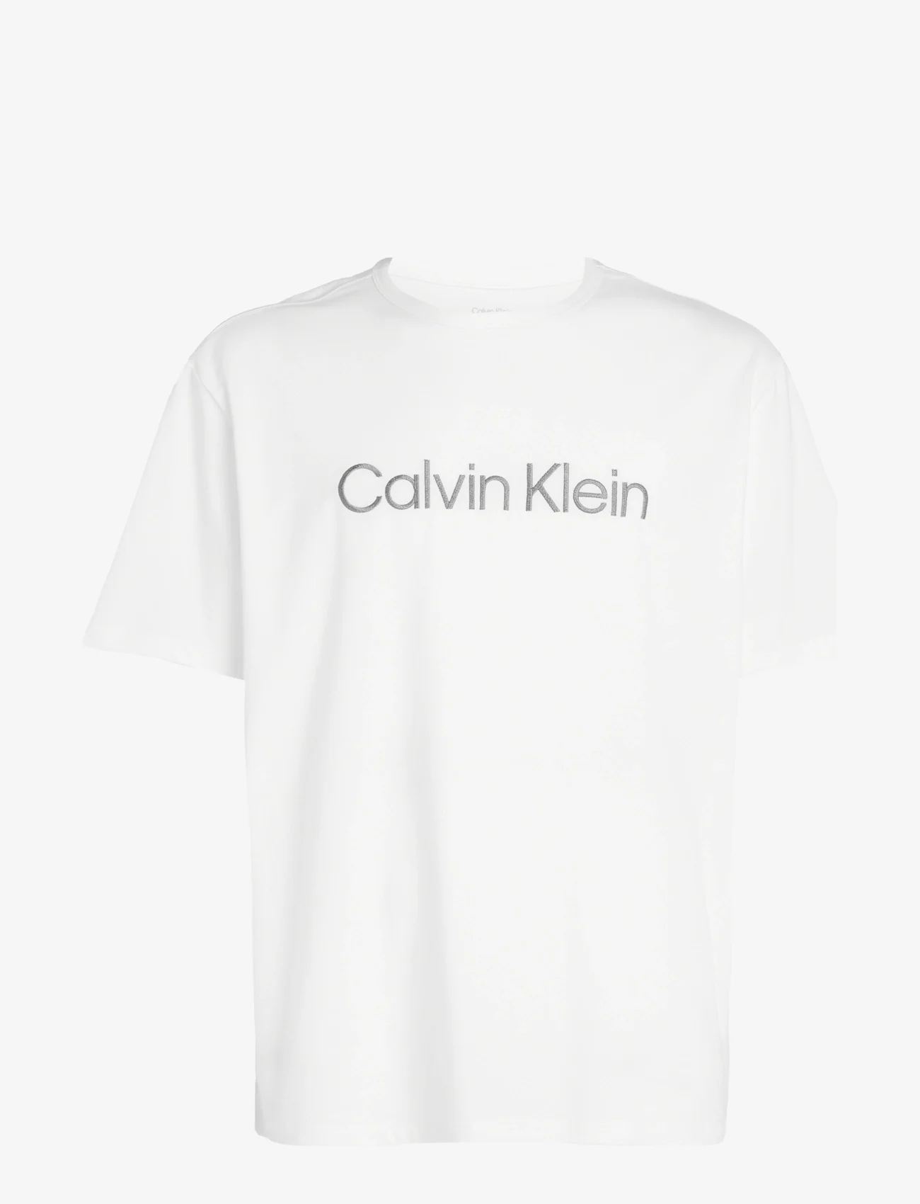 Calvin Klein - S/S CREW NECK - laveste priser - white (eiffel tower logo) - 0