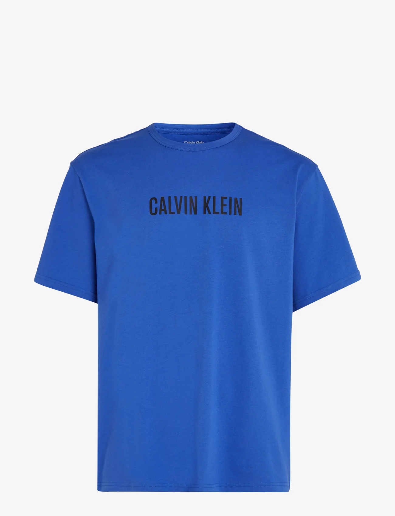 Calvin Klein - S/S CREW NECK - alhaisimmat hinnat - dazzling blue - 0