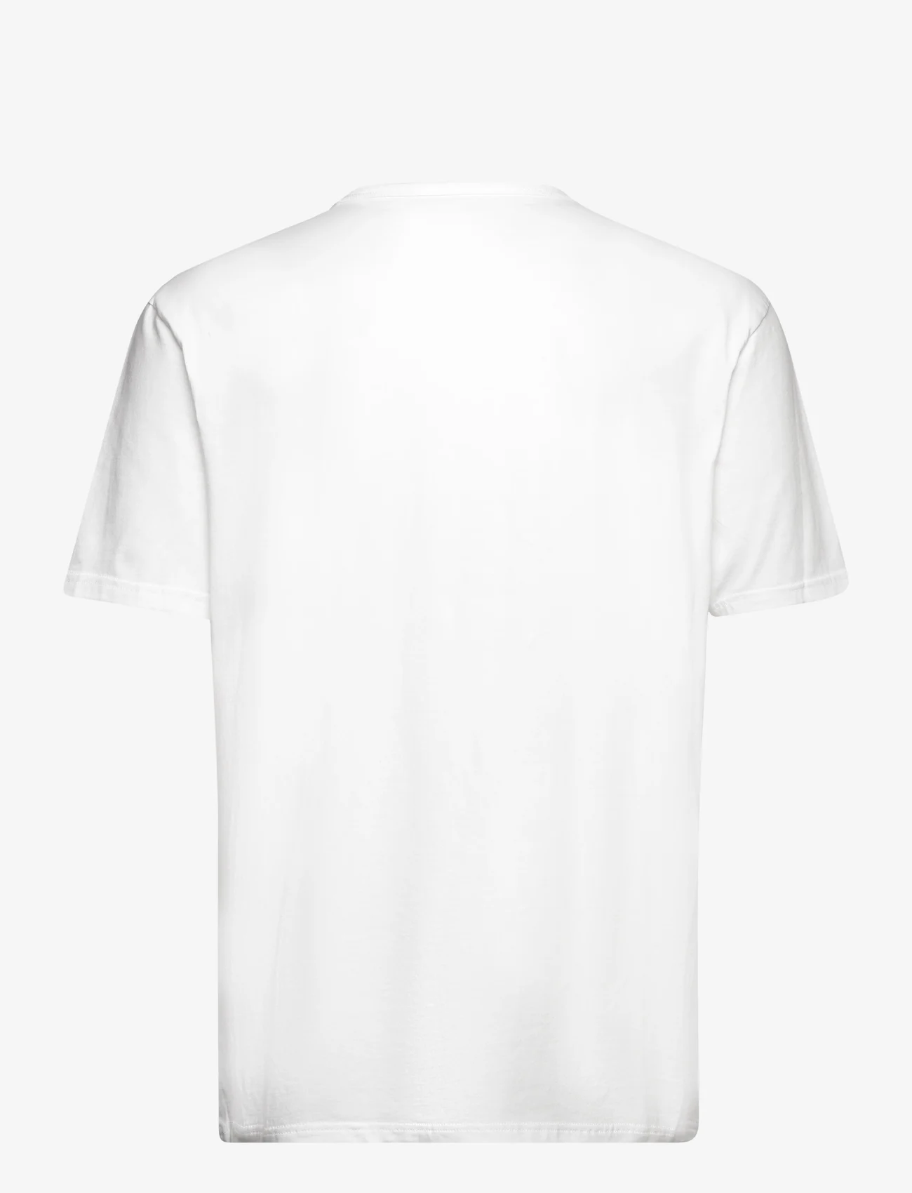 Calvin Klein - S/S CREW NECK - basic t-shirts - white w/ black logo - 1