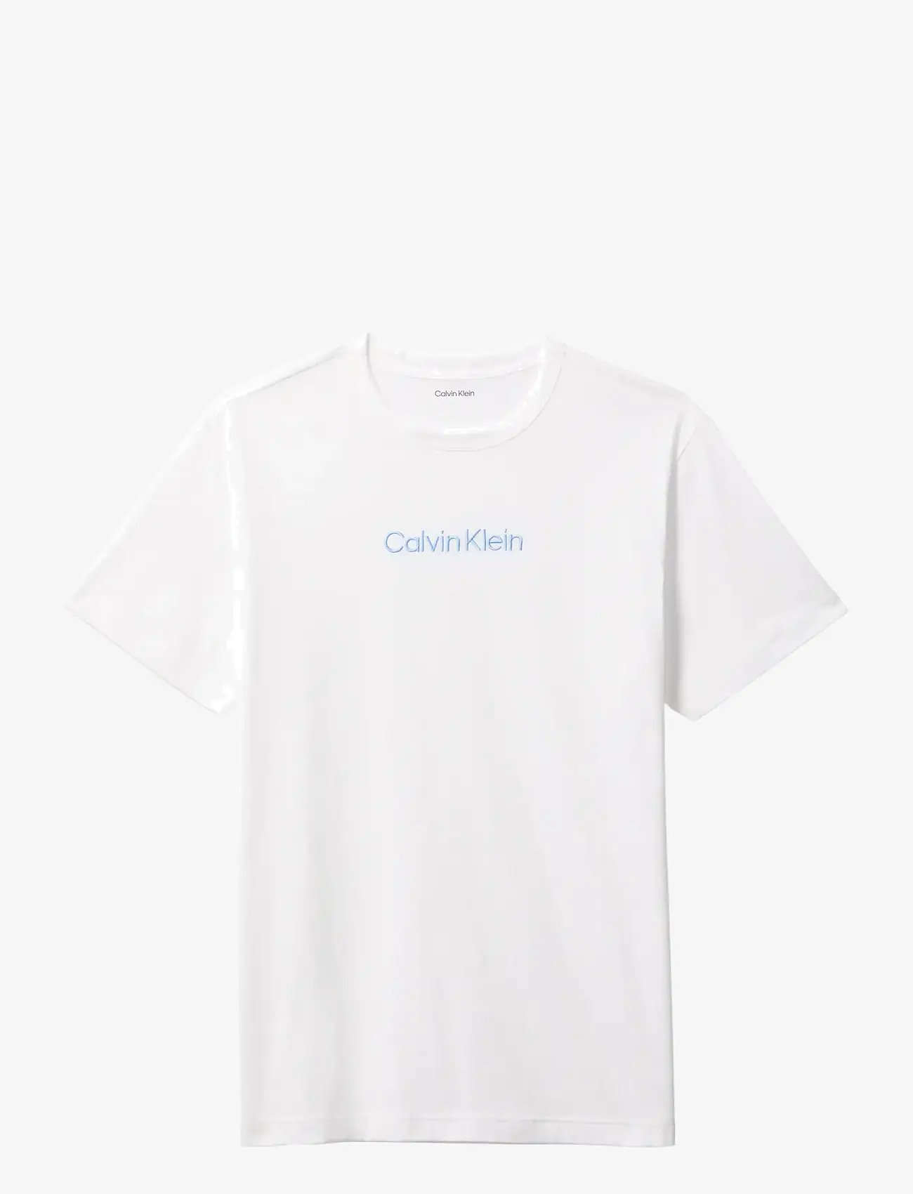 Calvin Klein - S/S CREW NECK - lühikeste varrukatega t-särgid - classic white w  blue descent logo - 1