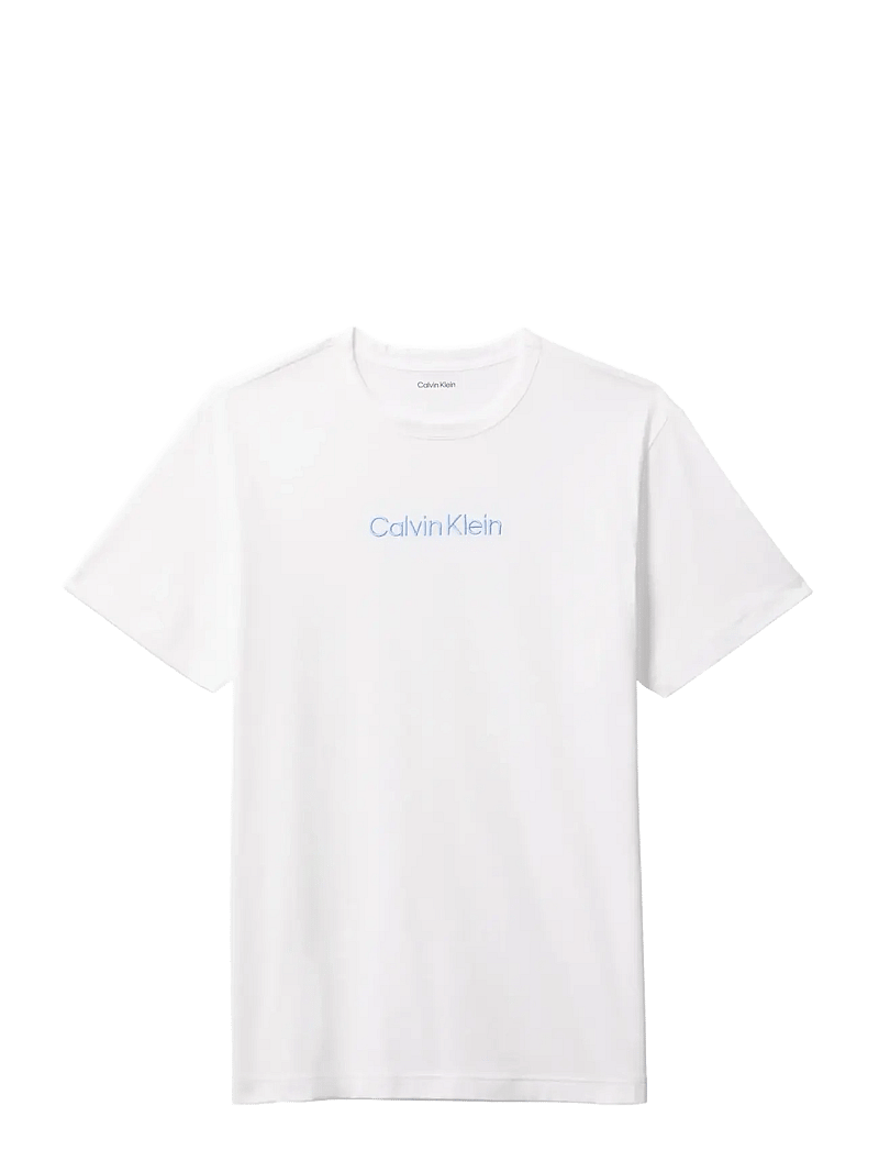 Calvin Klein - S/S CREW NECK - lühikeste varrukatega t-särgid - classic white w blue descent logo - 1