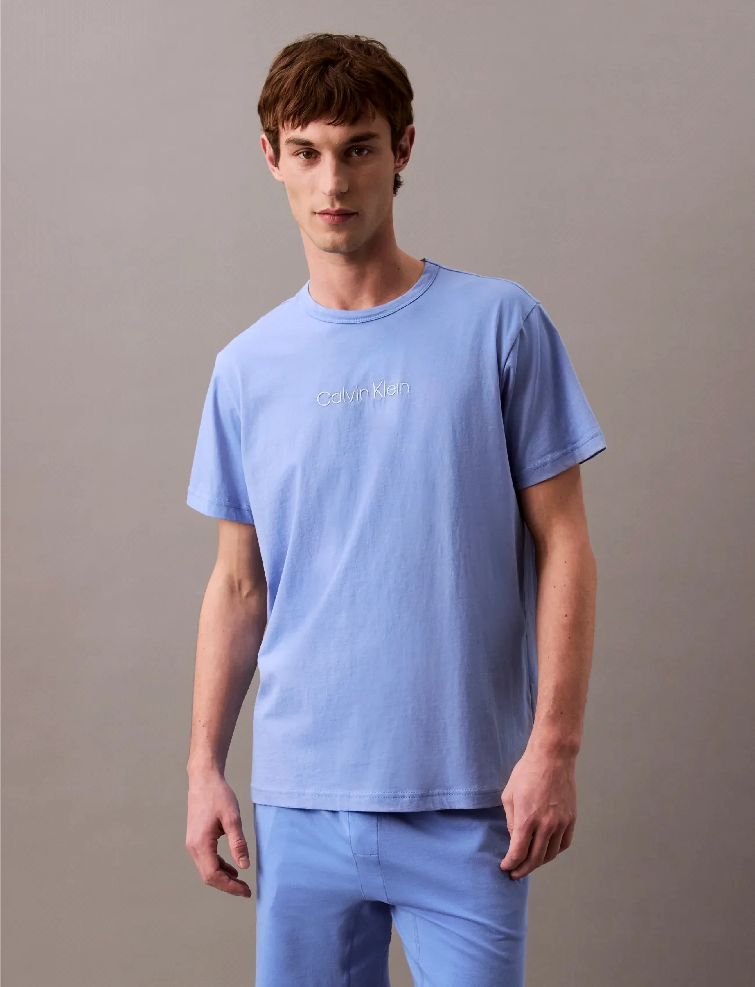 Calvin Klein - S/S CREW NECK - lowest prices - glacier - 5
