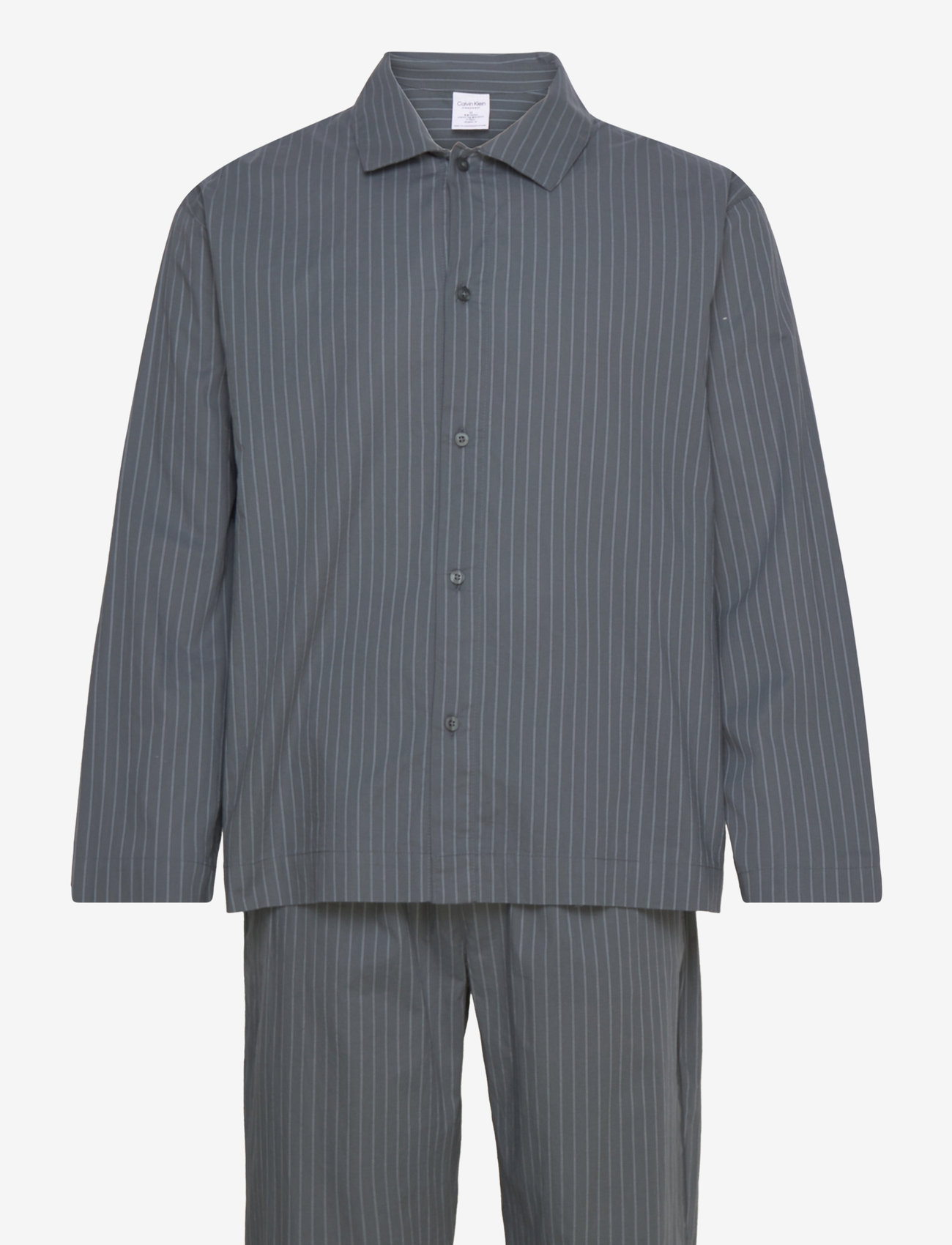 Calvin Klein - L/S BUTTON DOWN PANT SET - steady stripe turbulence - 0