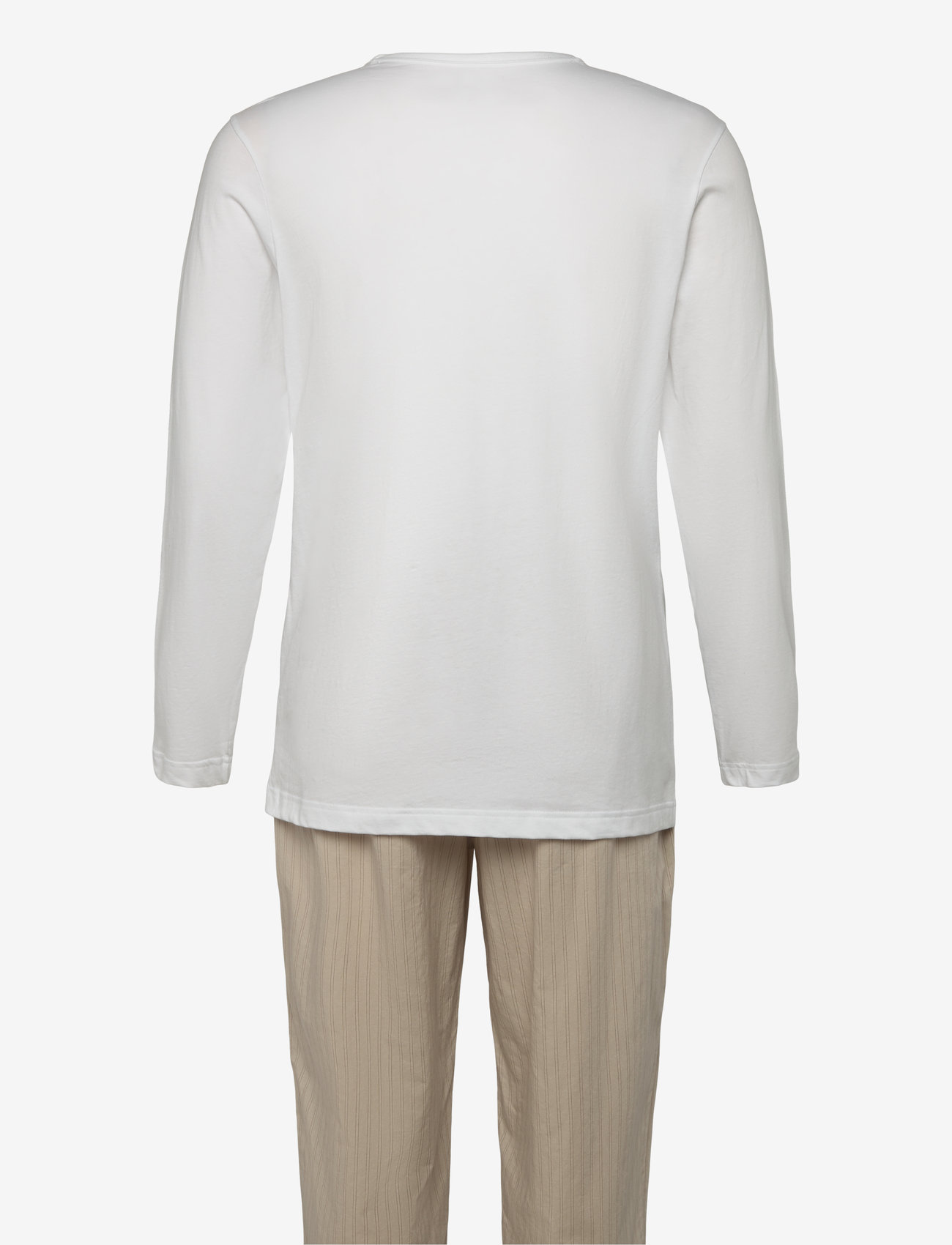Calvin Klein - L/S PANT SET - white tp/steady stripe_sft mocha bm - 1