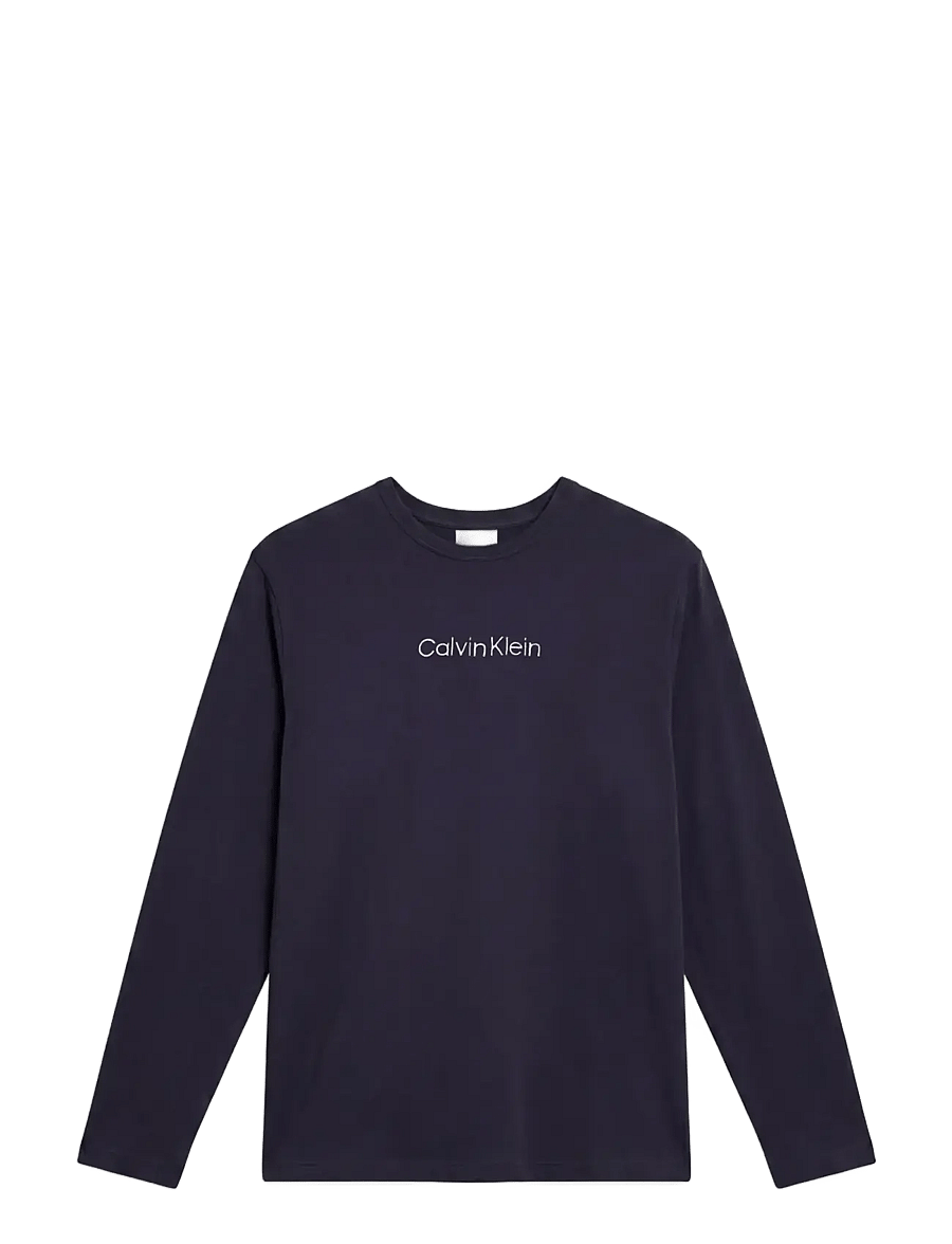 Calvin Klein - L/S CREW NECK - langärmelige t-shirts - blue nights - 1