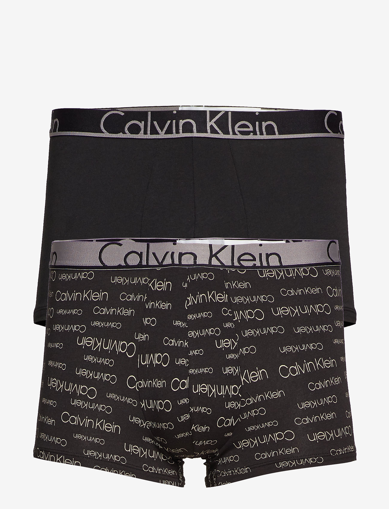 Calvin Klein - 2P TRUNK - lucent logo wet weather / black - 0