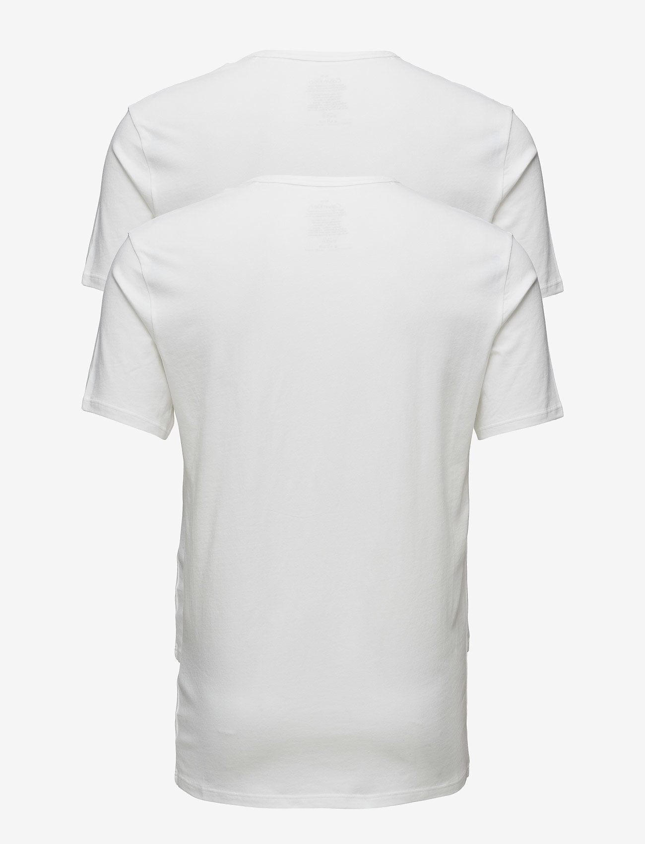 Calvin Klein - 2P S/S V NECK T SLIM FIT - white / white - 1