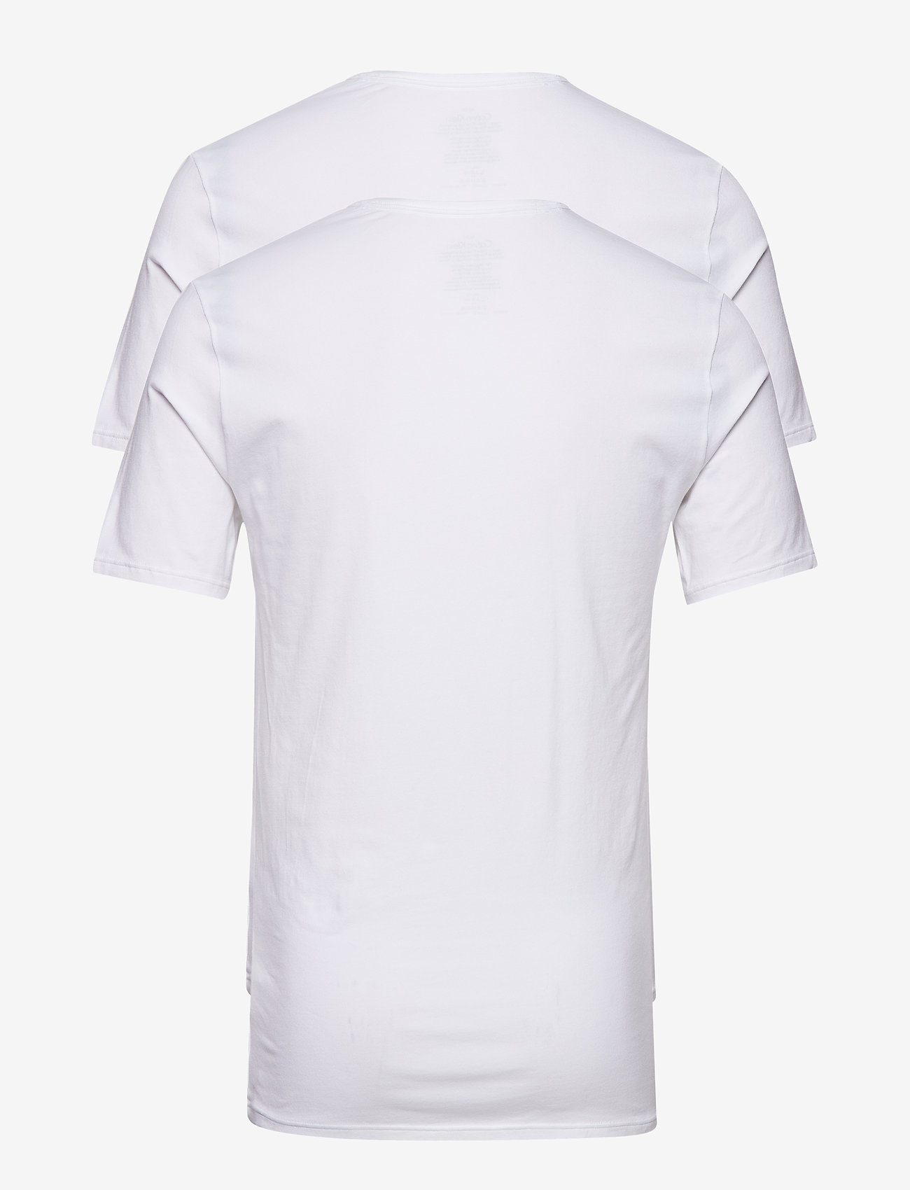 Calvin Klein - 2P S/S V NECK T SLIM FIT - white / white - 4