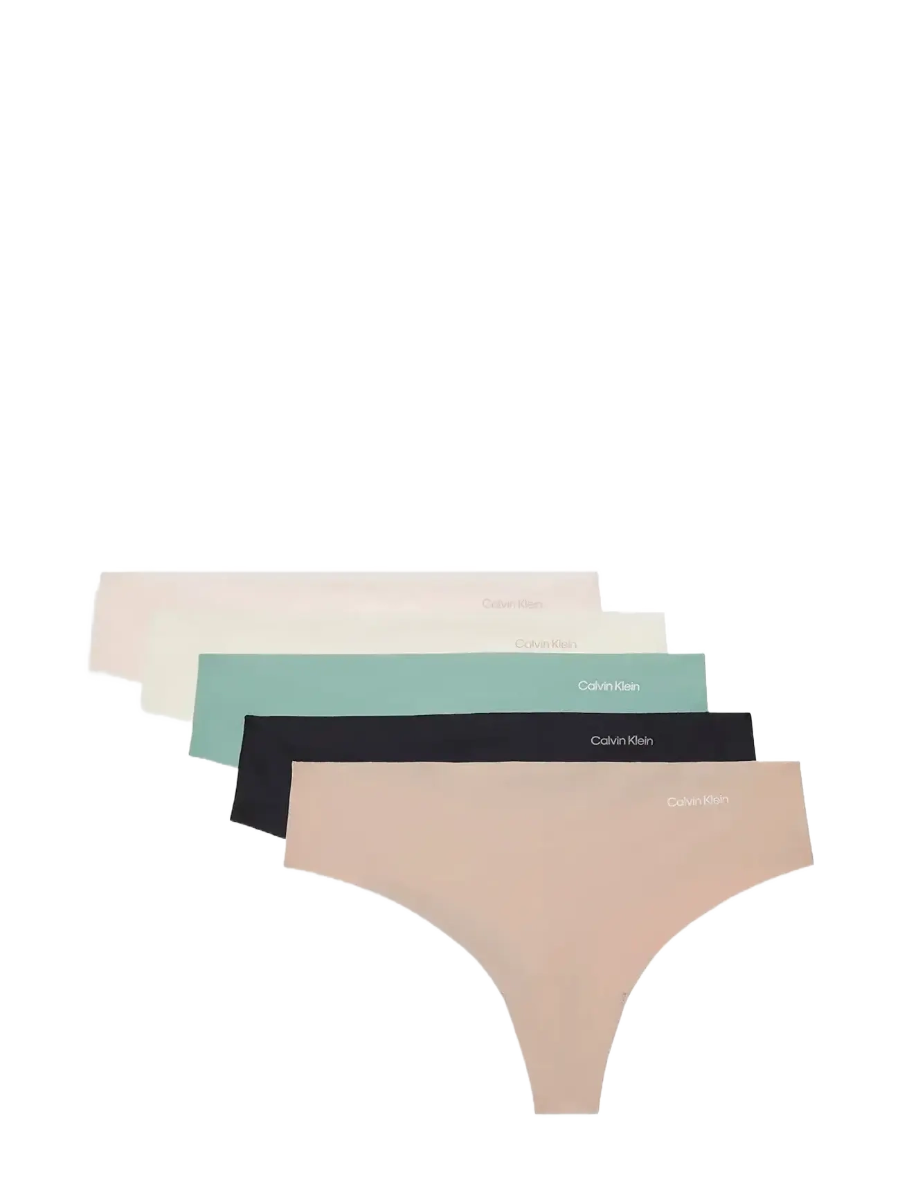 CALVIN KLEIN Stringtanga 5Pk Patterned - XL - Damen