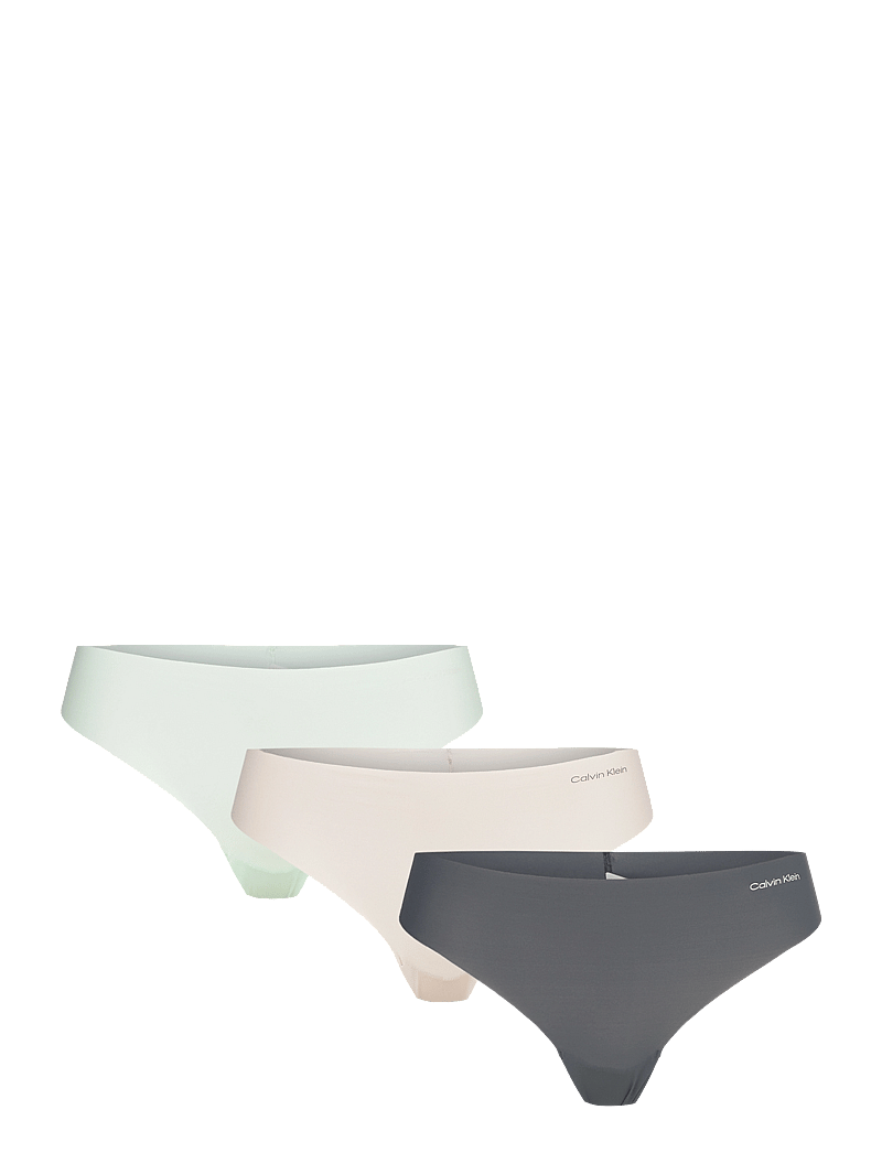 Calvin Klein - THONG 3PK - string - shark/wind chime/moonlight jade - 1