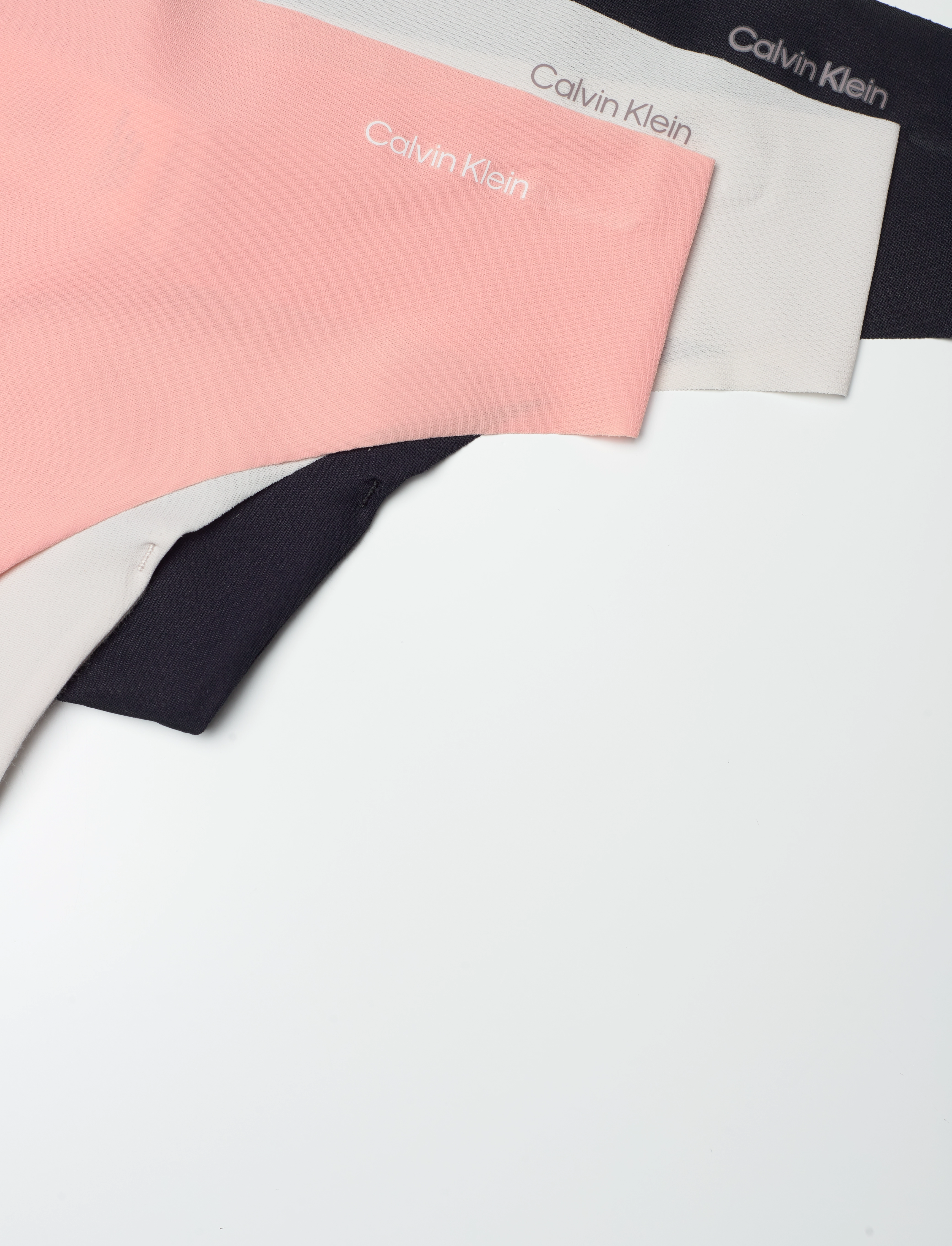 Calvin Klein - THONG 3PK - tangas - black/wind chime/luminous peach - 5