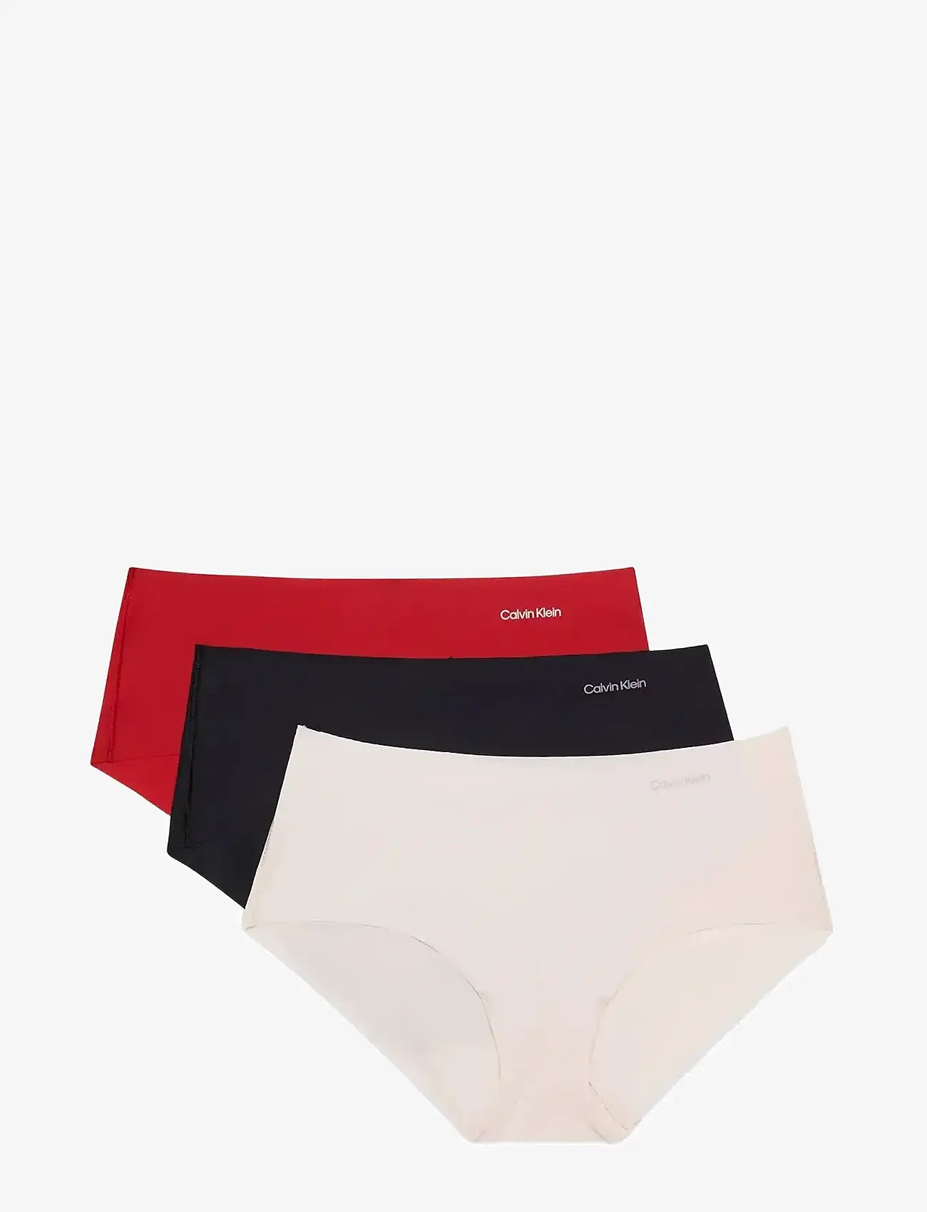 Calvin Klein - HIPSTER 3PK - seamless trosor - red stamp/nymph thigh/ black - 1