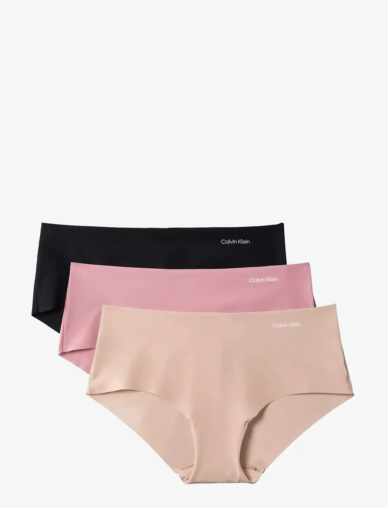 Calvin Klein - HIPSTER 3PK - seamless panties - black  cedar  soft mauve - 1