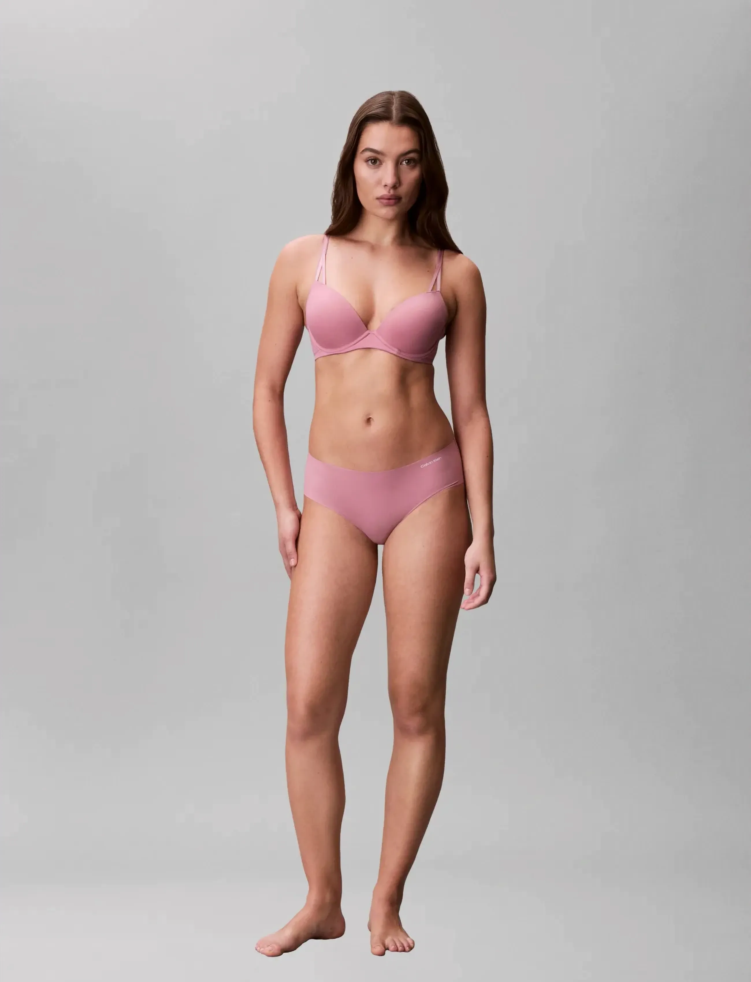 Calvin Klein - HIPSTER 3PK - seamless trusser - black  cedar  soft mauve - 3