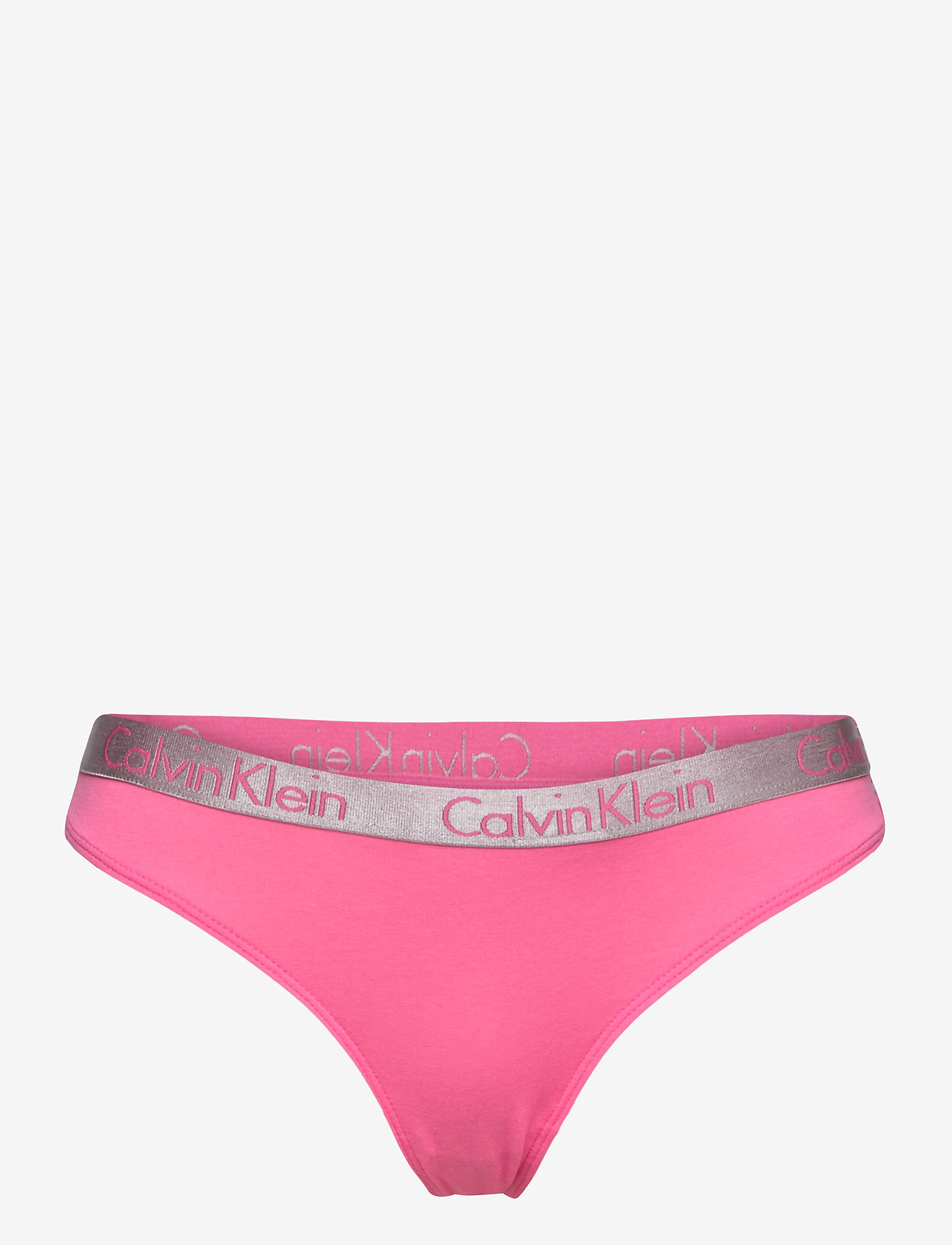 Calvin Klein - THONG 3PK - black/white/pink smoothie - 4