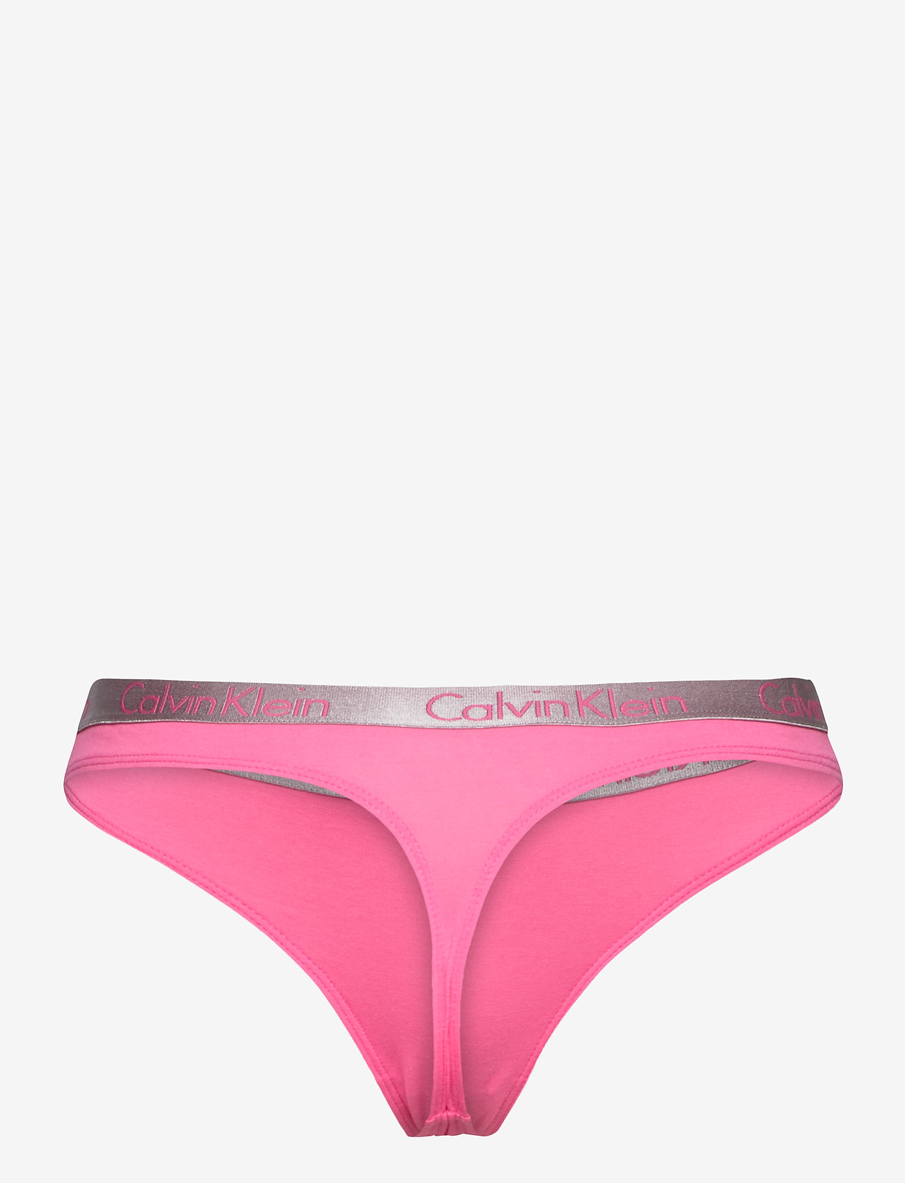 Calvin Klein - THONG 3PK - black/white/pink smoothie - 5