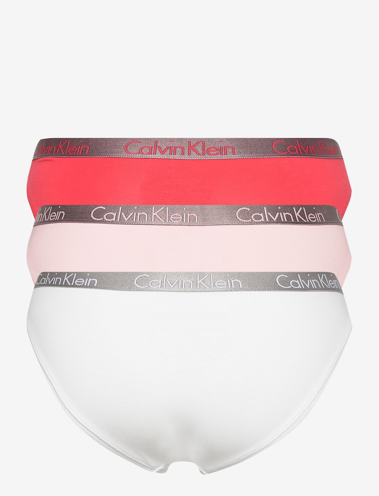 Calvin Klein - BIKINI 3PK - strawberry field/white/aloha pink - 2