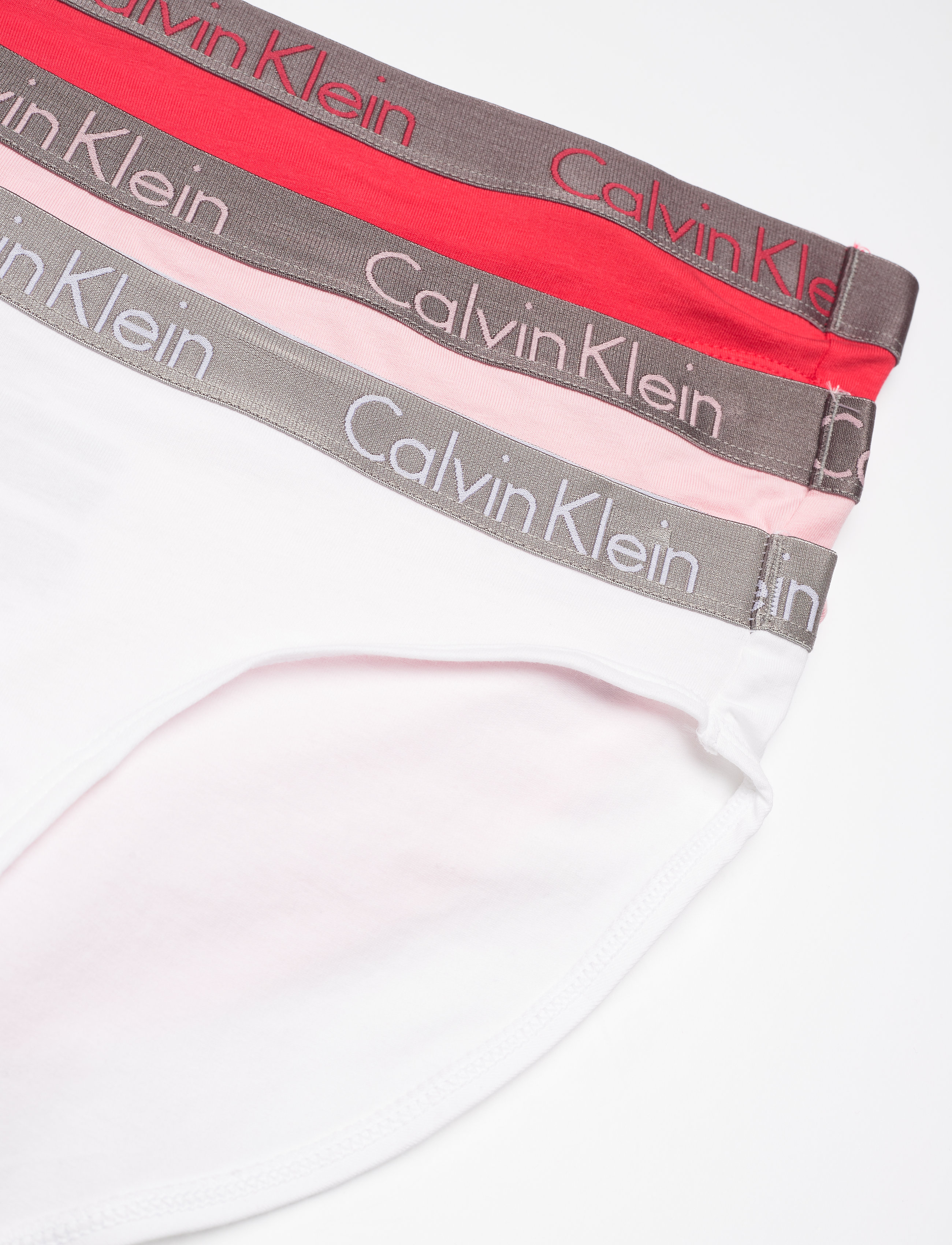 Calvin Klein - BIKINI 3PK - strawberry field/white/aloha pink - 1