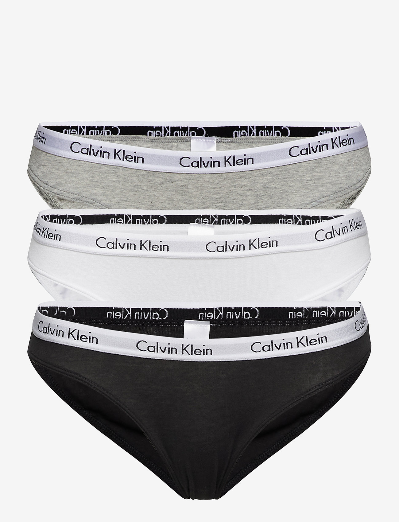 Calvin Klein - BIKINI 3PK - briefs - black/grey/white - 0